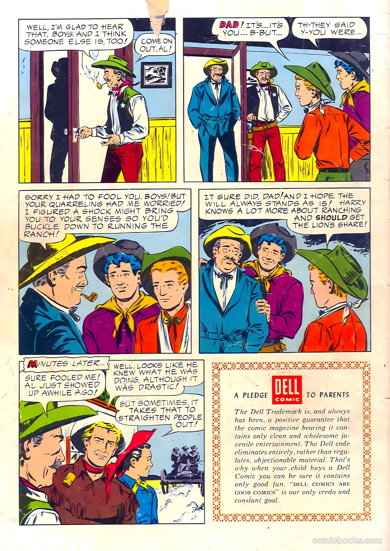 Range Rider #12 (1956) — page 36 of 36