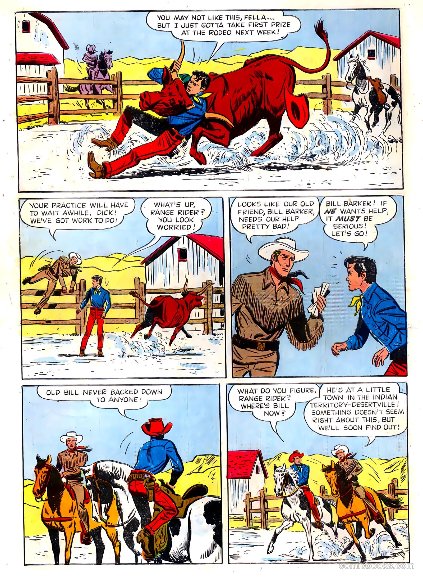 Range Rider #13 (1956) — page 6 of 36