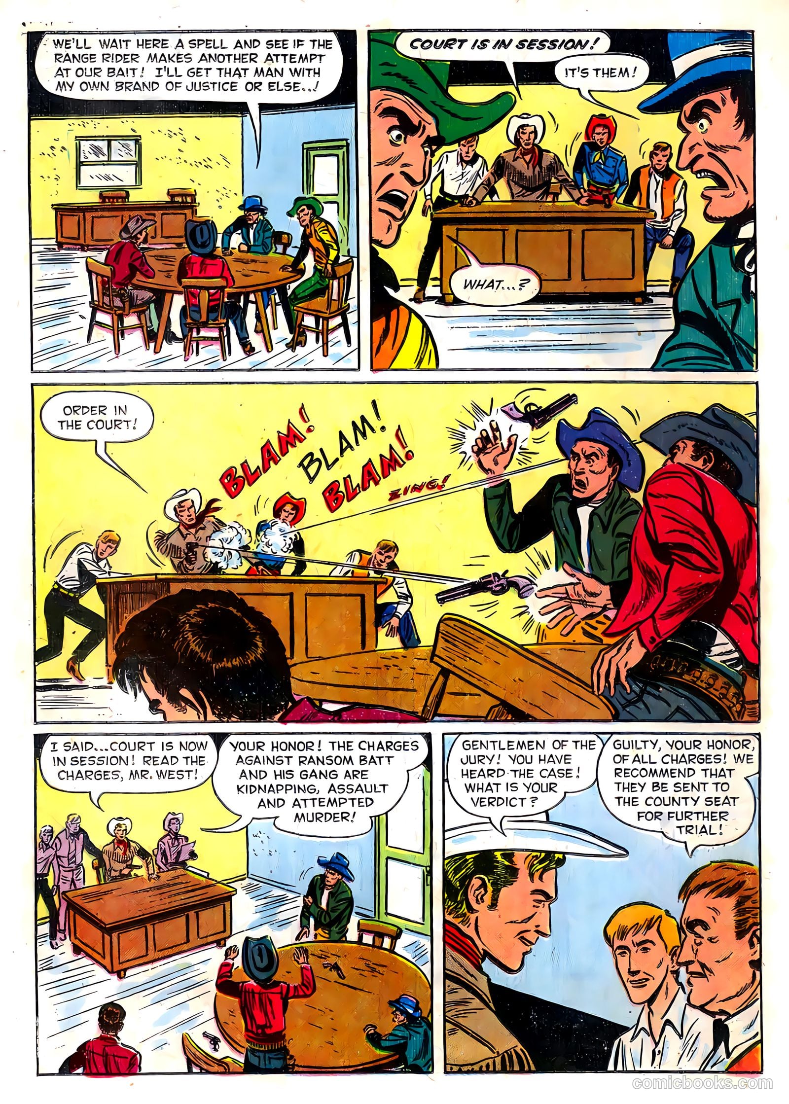 Range Rider #13 (1956) — page 18 of 36