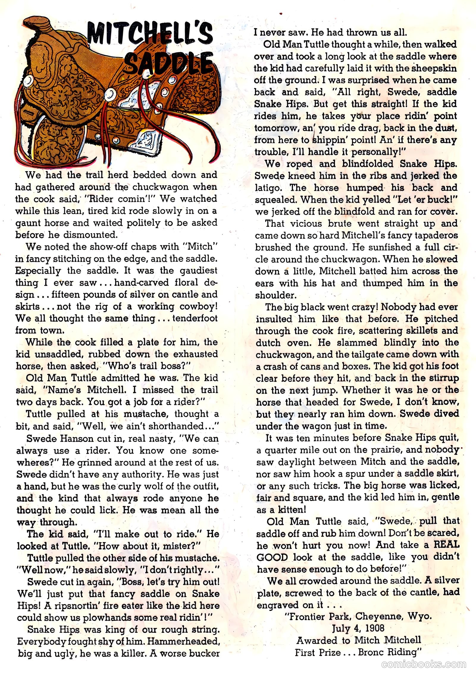 Range Rider #13 (1956) — page 20 of 36