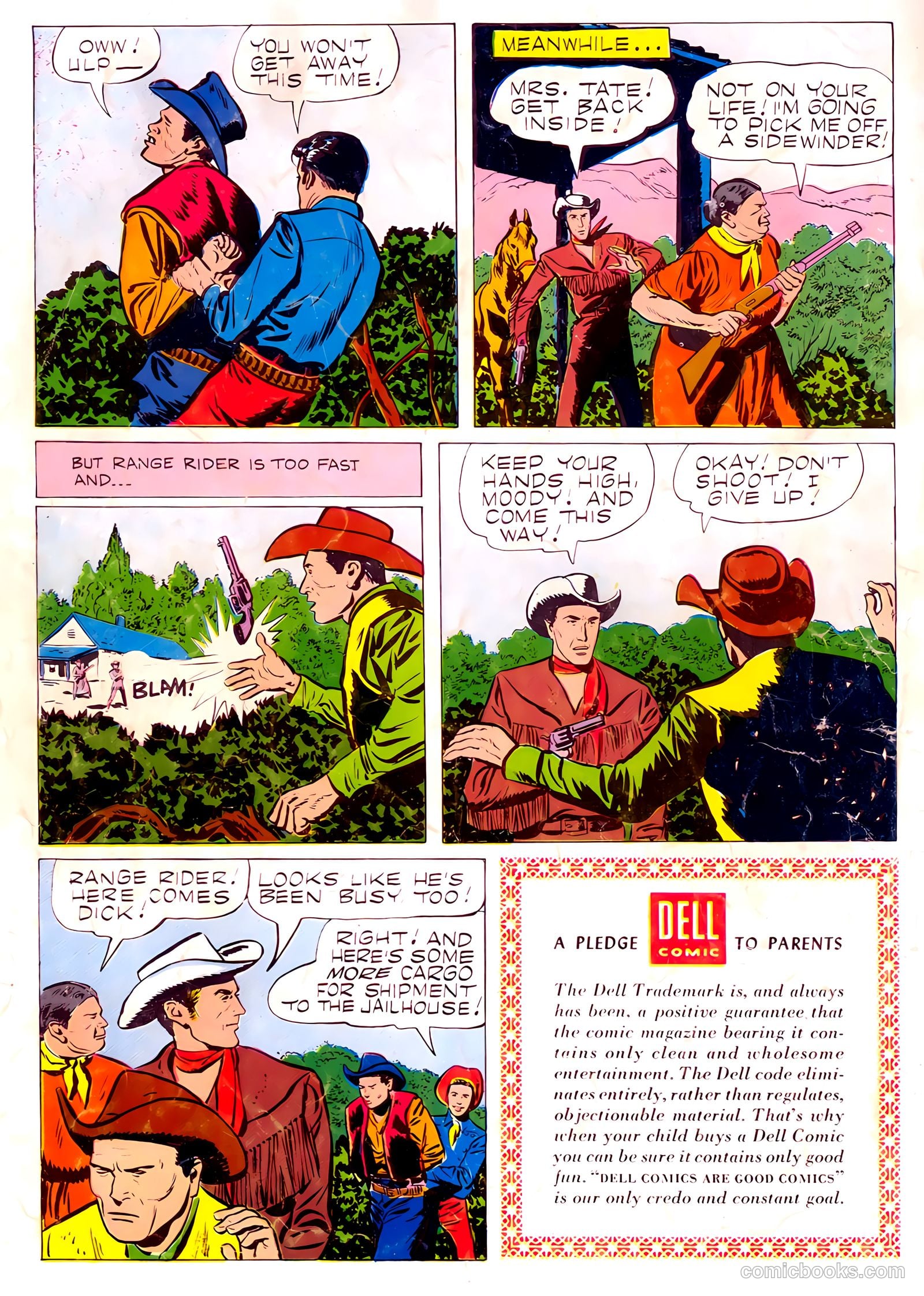 Range Rider #13 (1956) — page 36 of 36