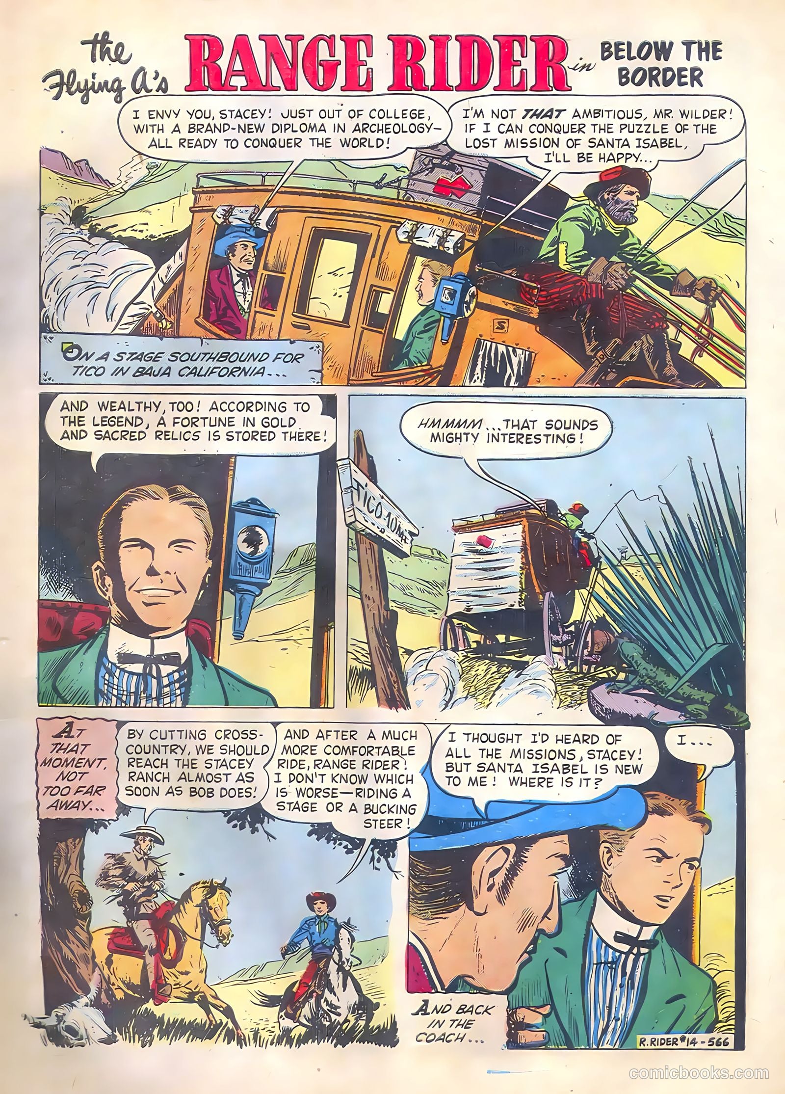 Range Rider #14 (1956) — page 3 of 36