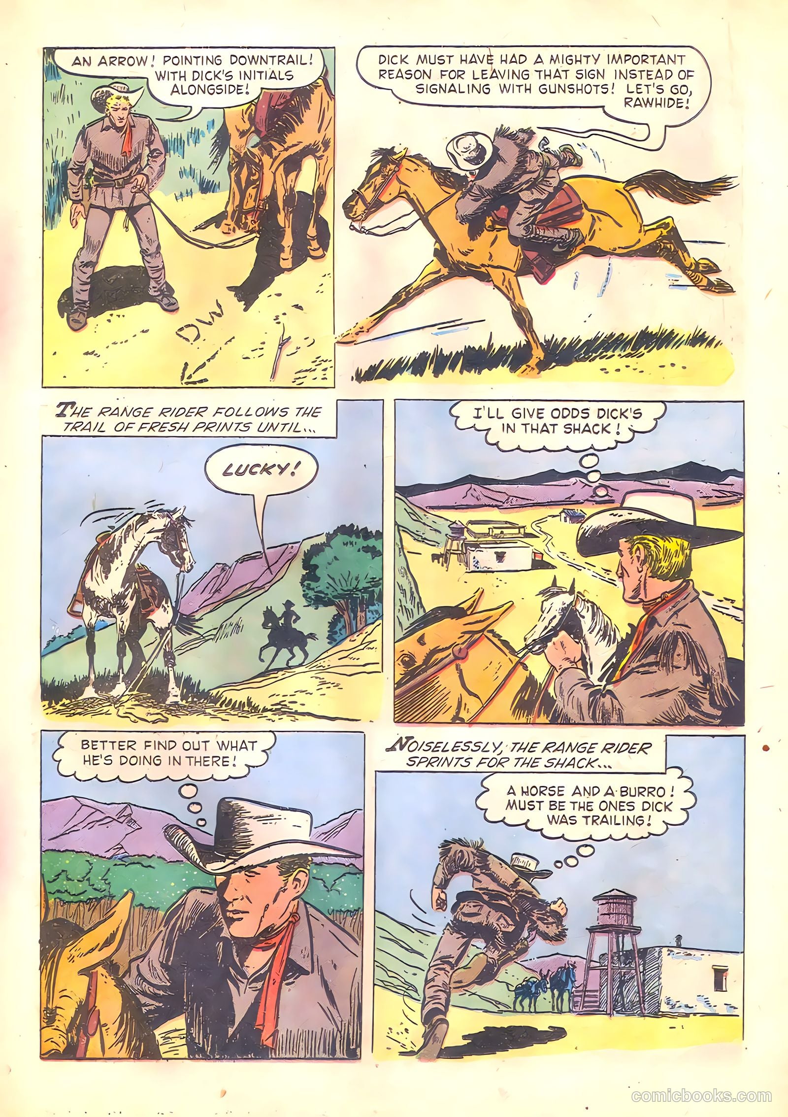 Range Rider #14 (1956) — page 17 of 36