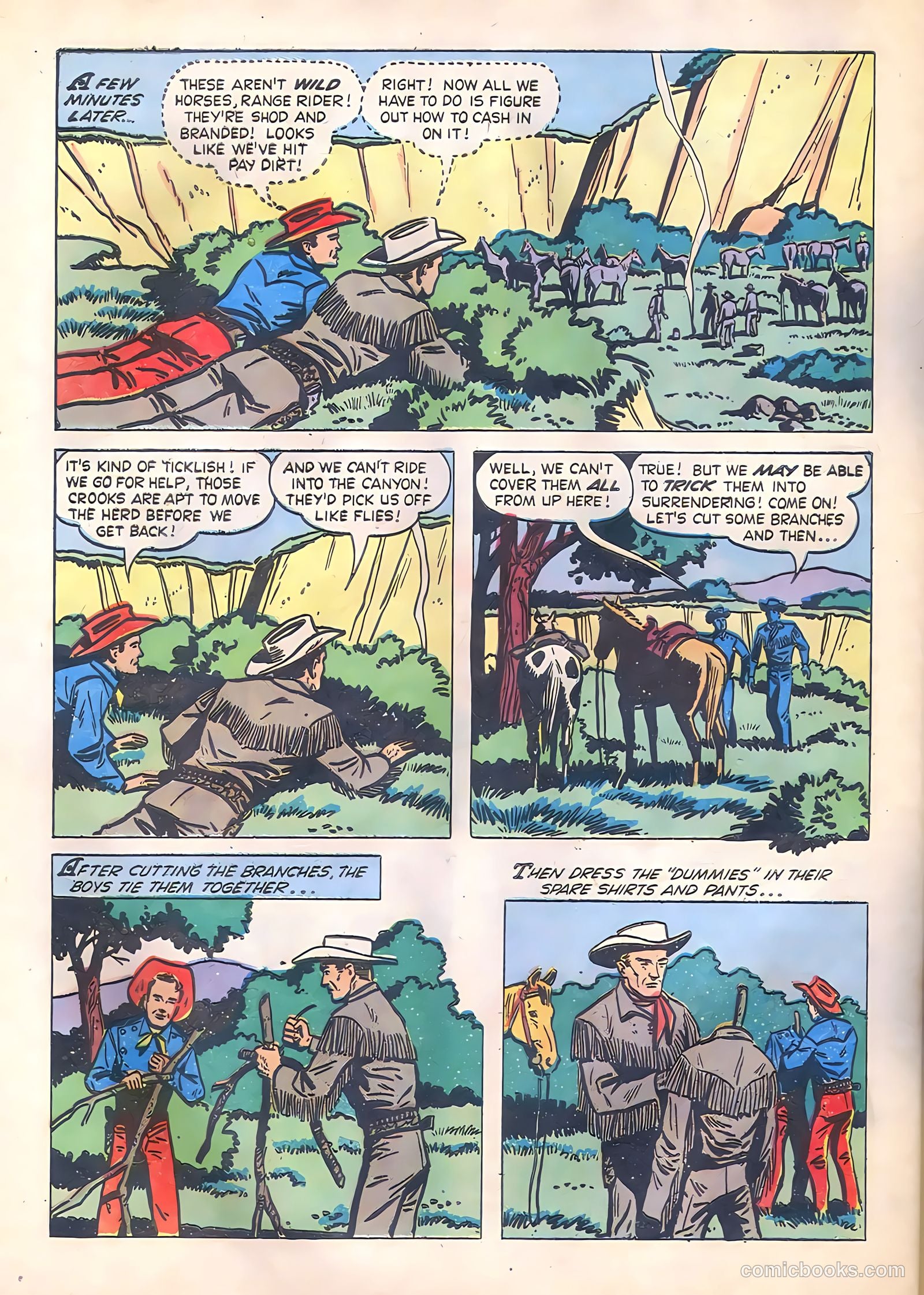 Range Rider #14 (1956) — page 32 of 36