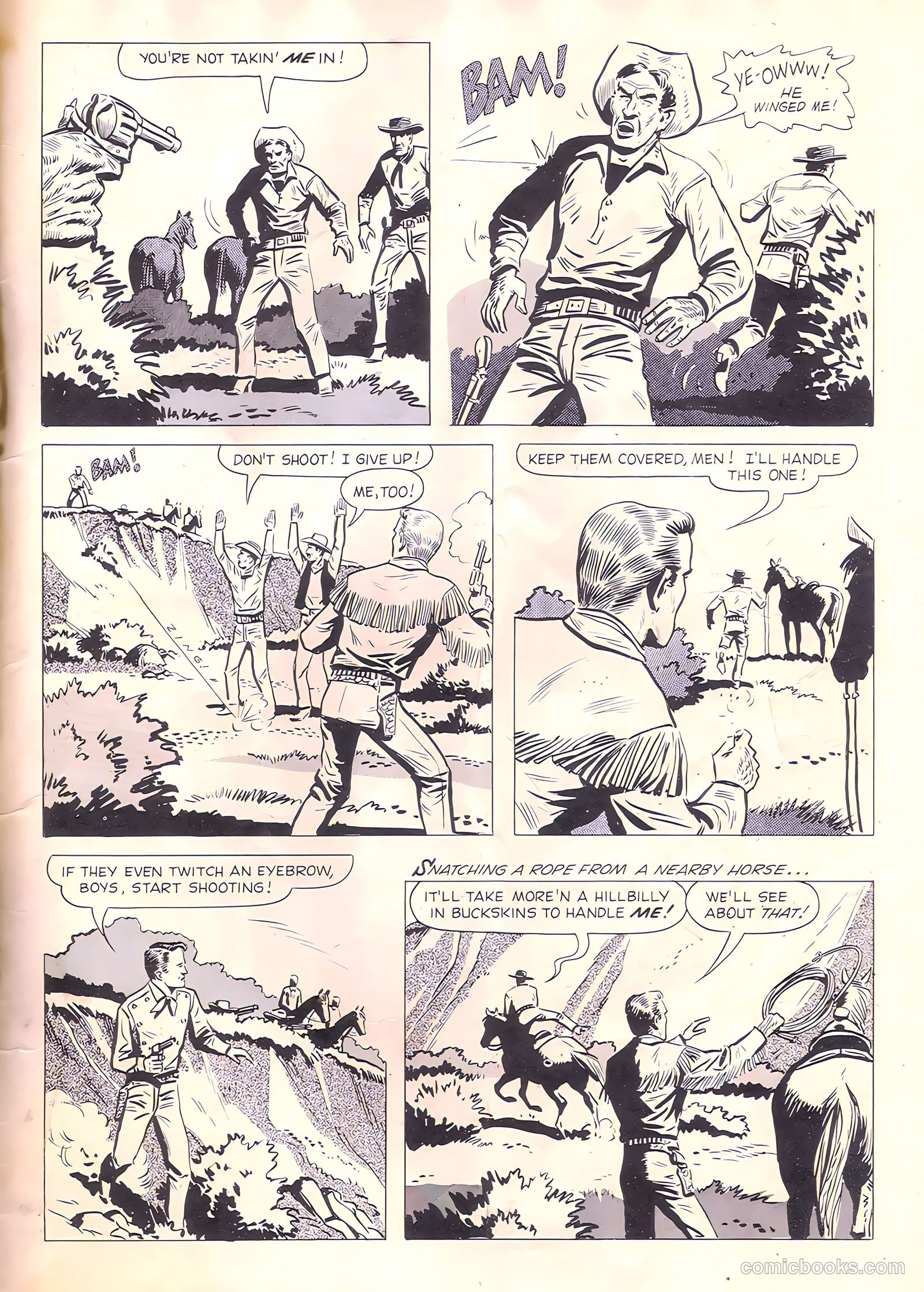 Range Rider #14 (1956) — page 35 of 36
