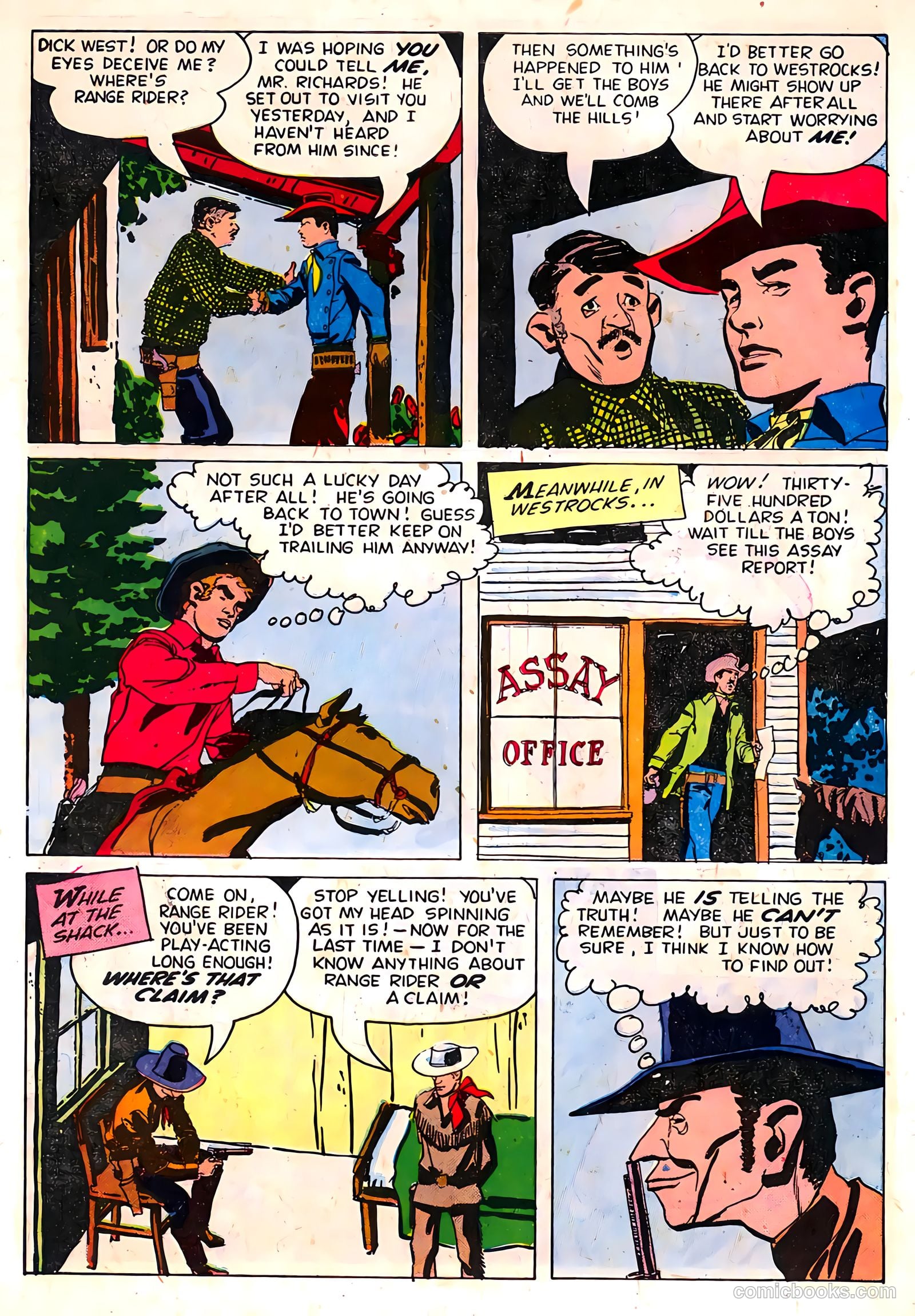 Range Rider #16 (1956) — page 30 of 36