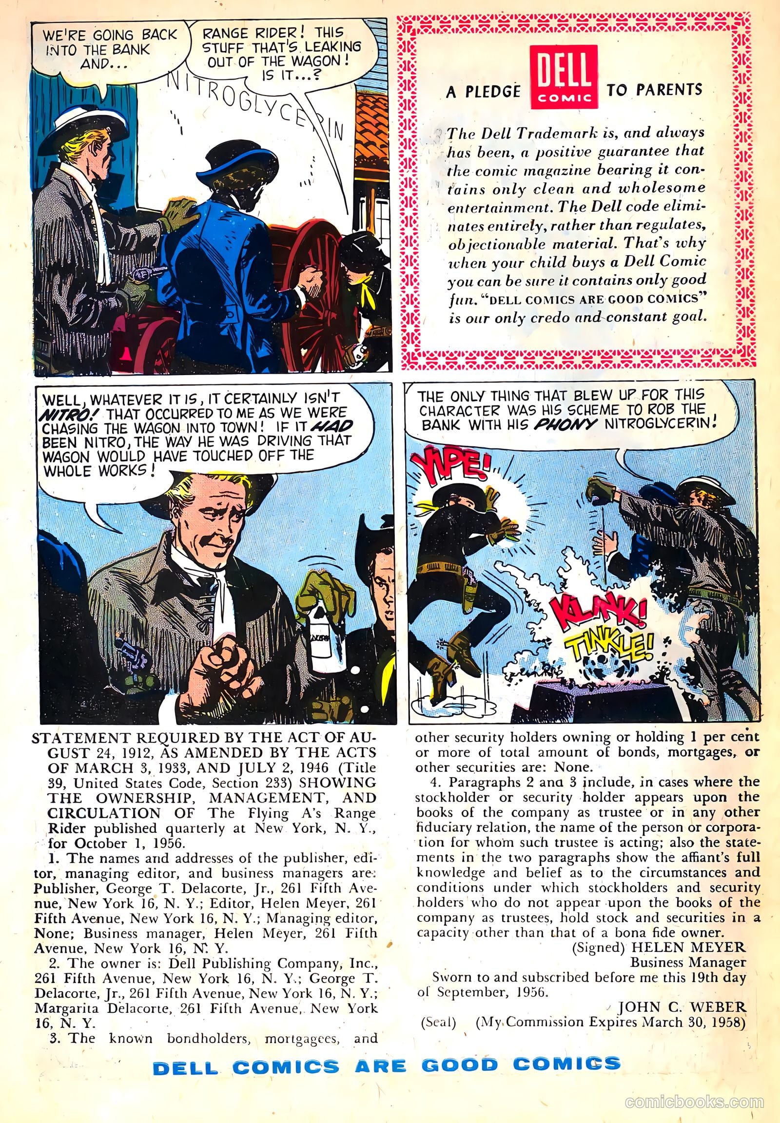 Range Rider #17 (1957) — page 34 of 36