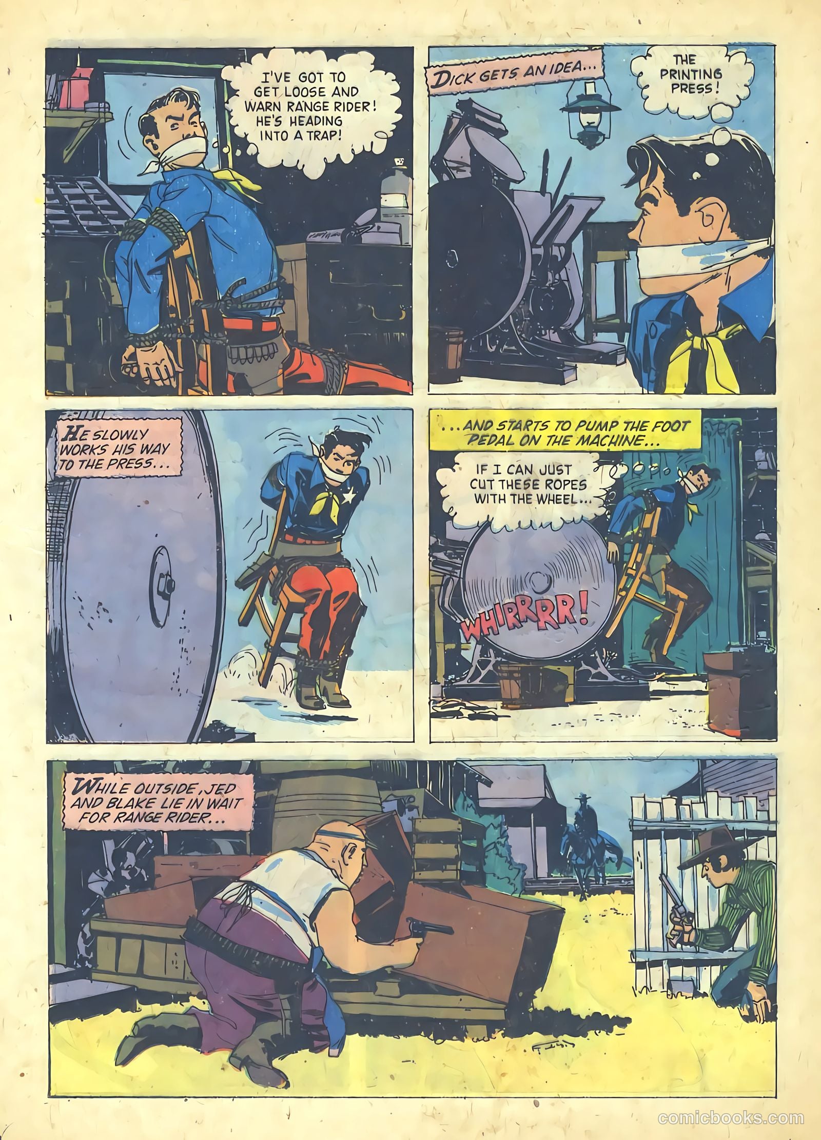 Range Rider #19 (1957) — page 21 of 36