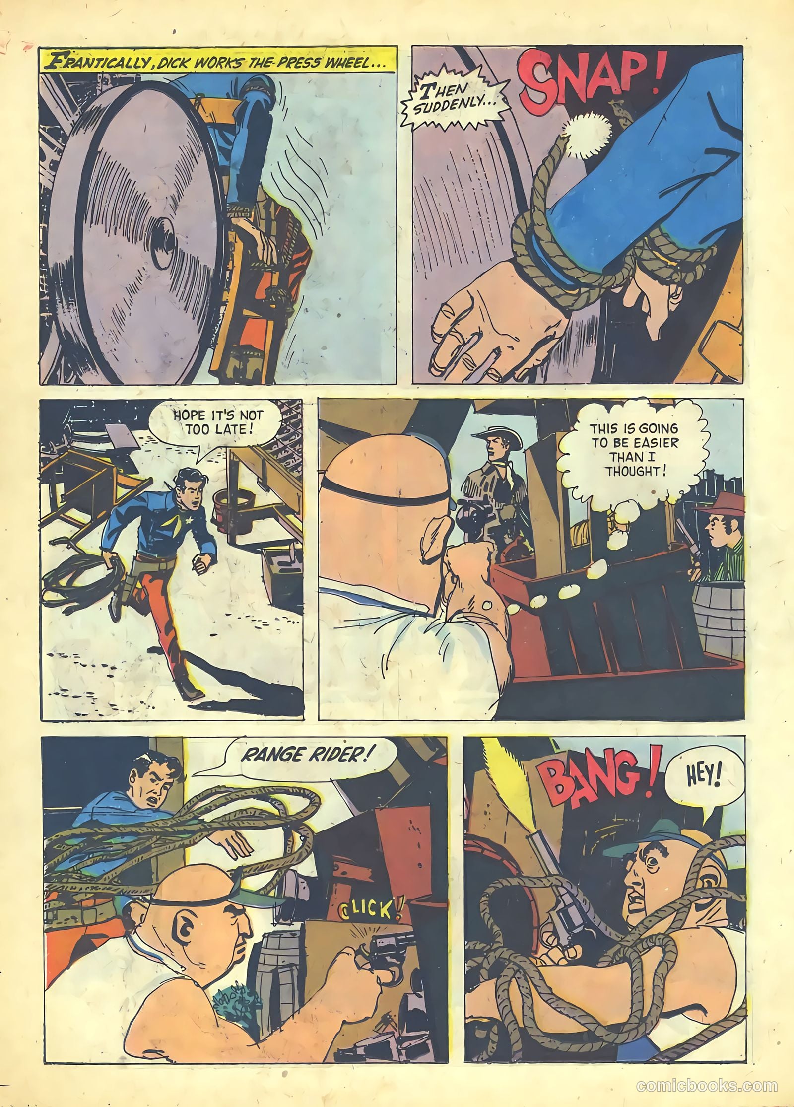 Range Rider #19 (1957) — page 22 of 36