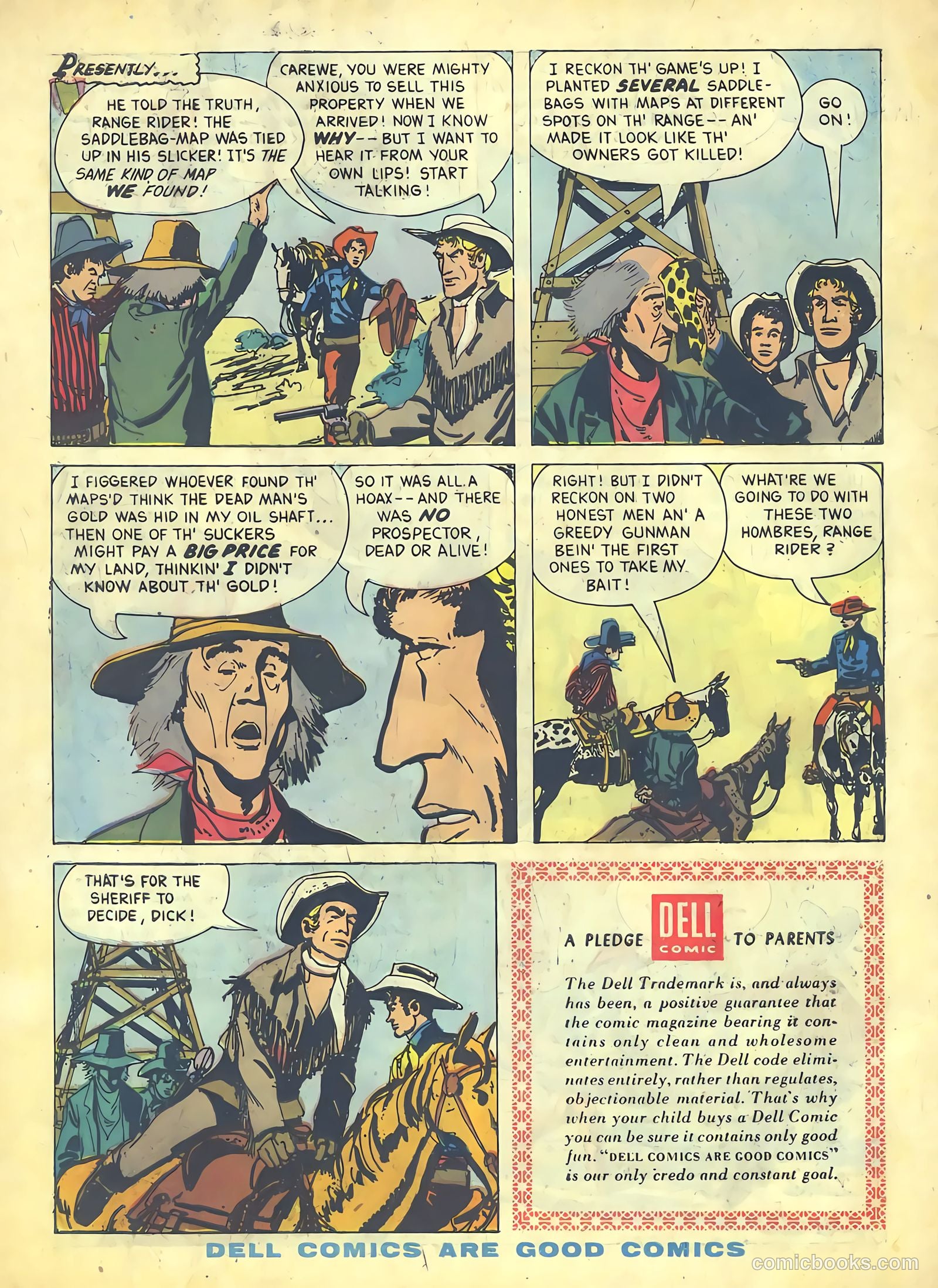 Range Rider #19 (1957) — page 34 of 36