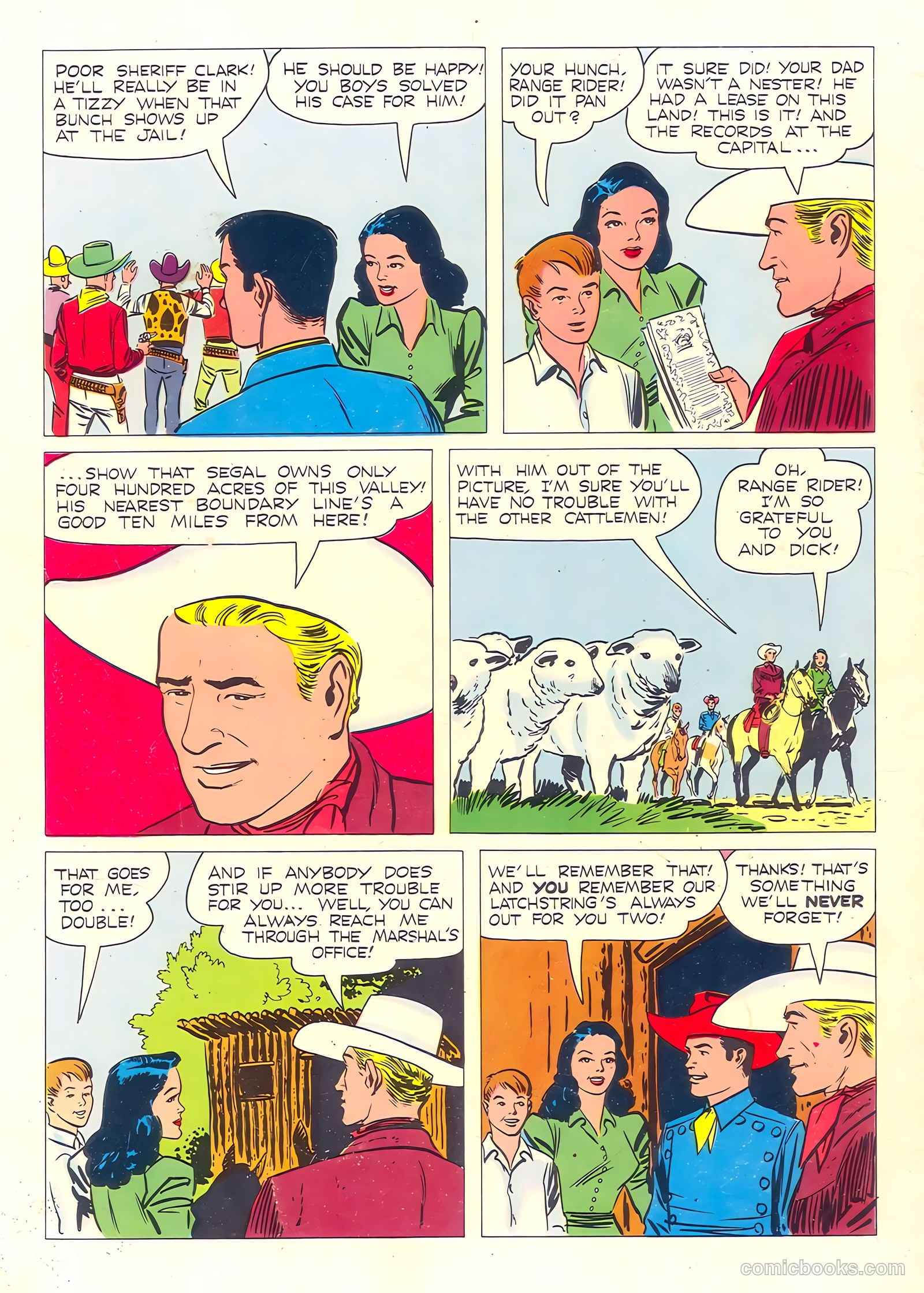 Range Rider #2 (1953) — page 36 of 36