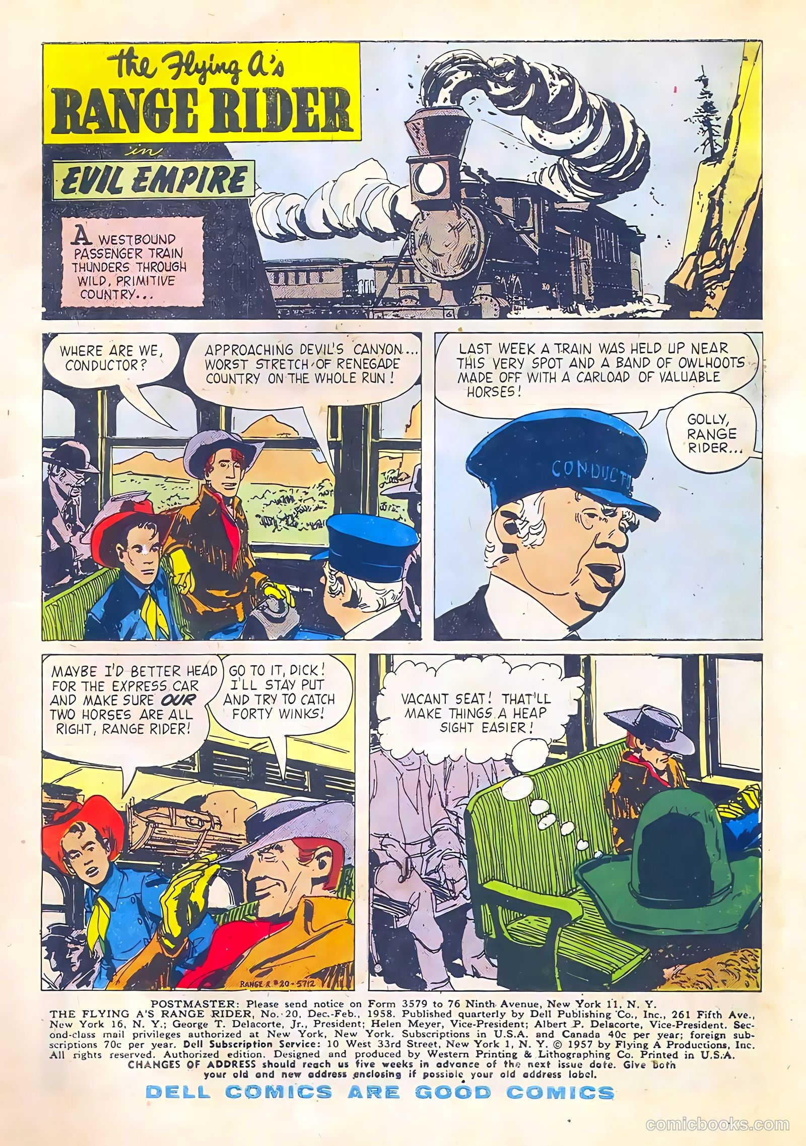 Range Rider #20 (1958) — page 3 of 36