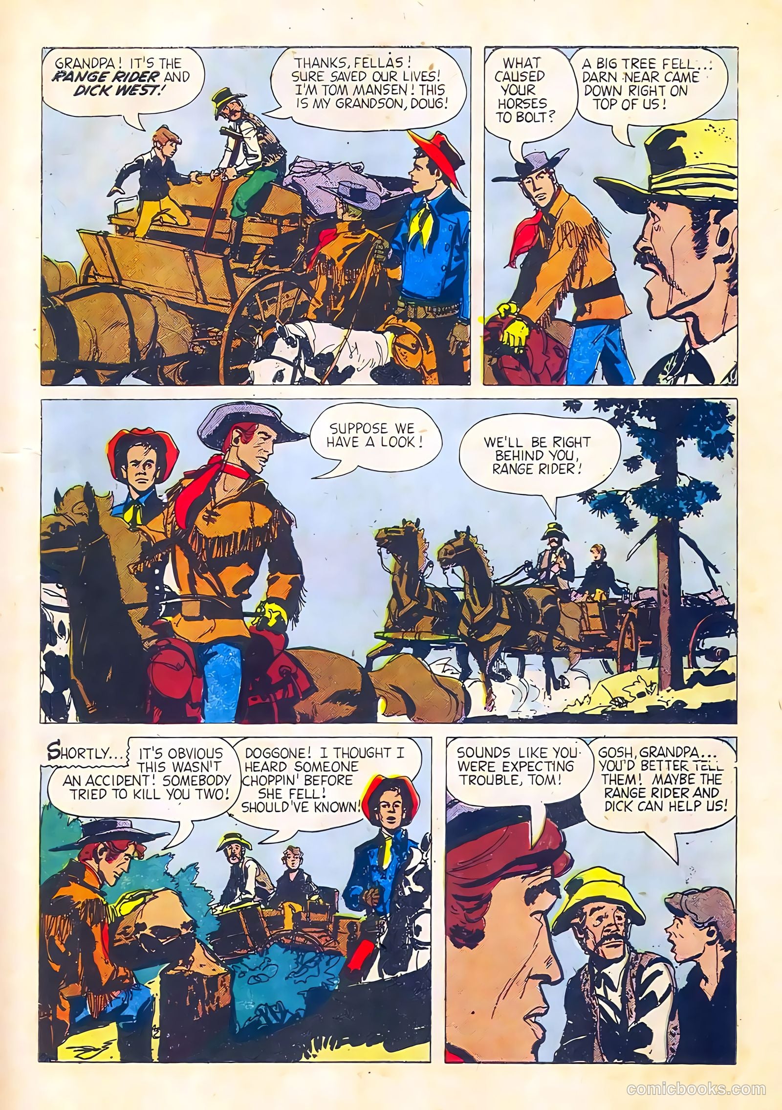 Range Rider #20 (1958) — page 27 of 36
