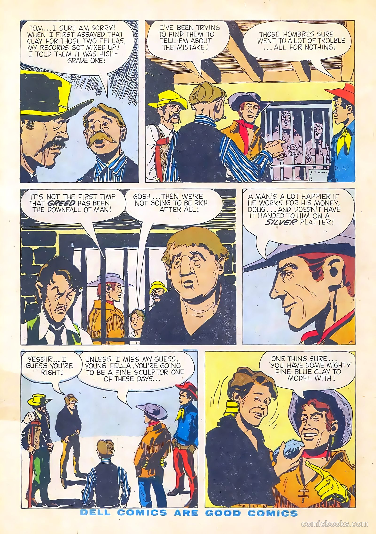 Range Rider #20 (1958) — page 34 of 36