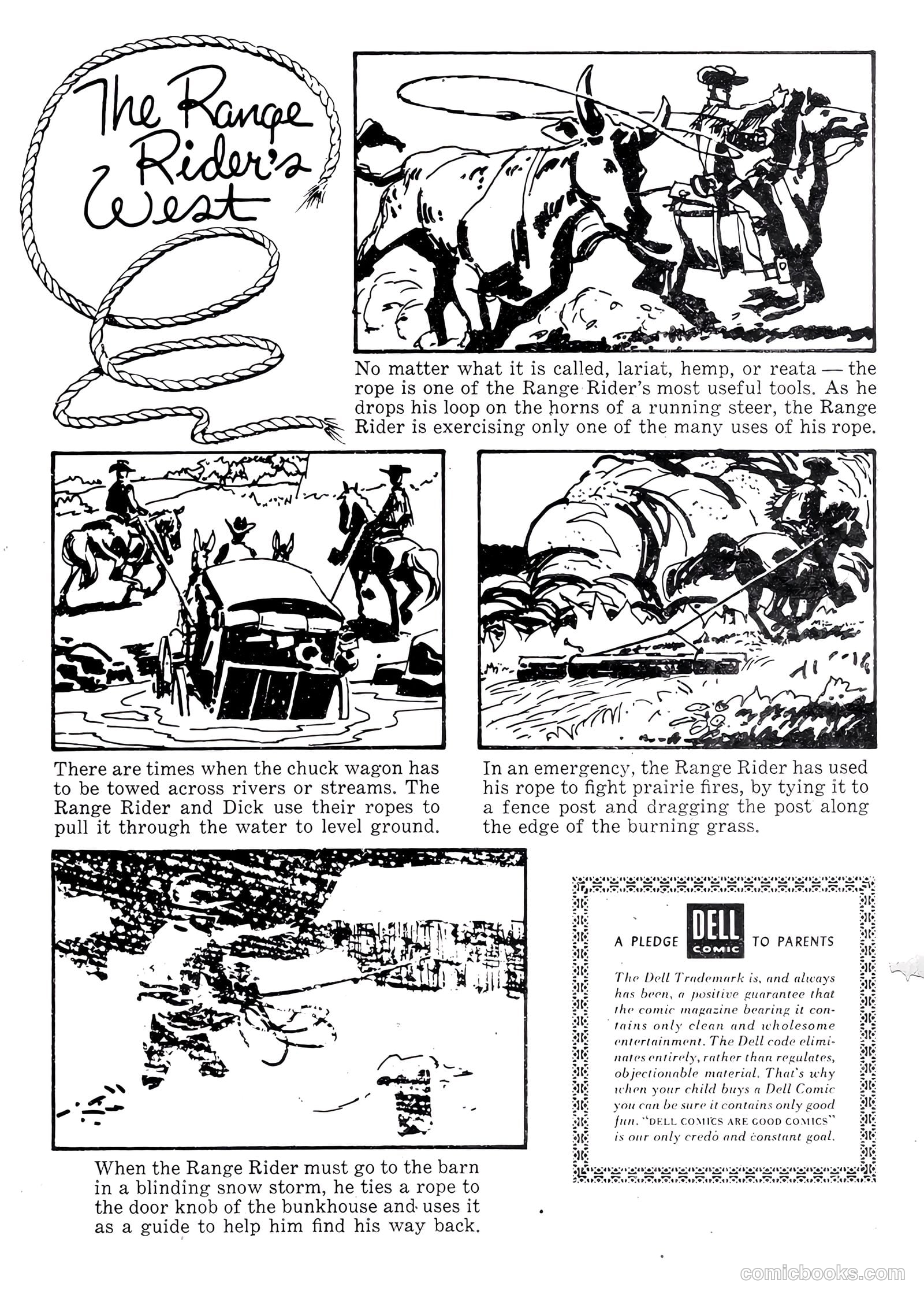 Range Rider #20 (1958) — page 35 of 36