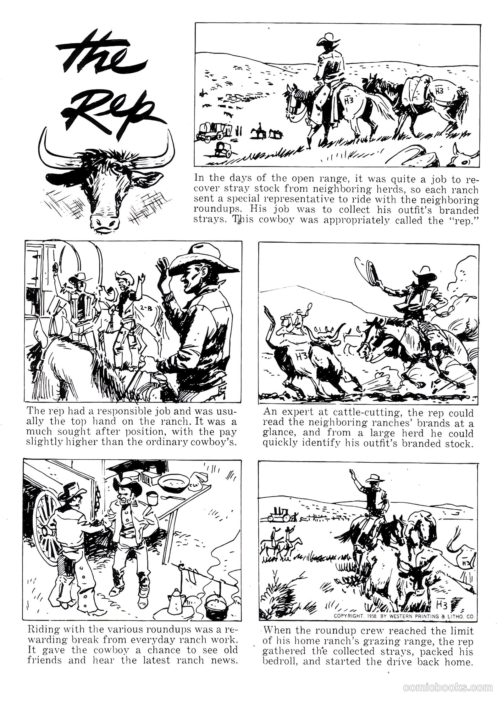 Range Rider #21 (1958) — page 35 of 36