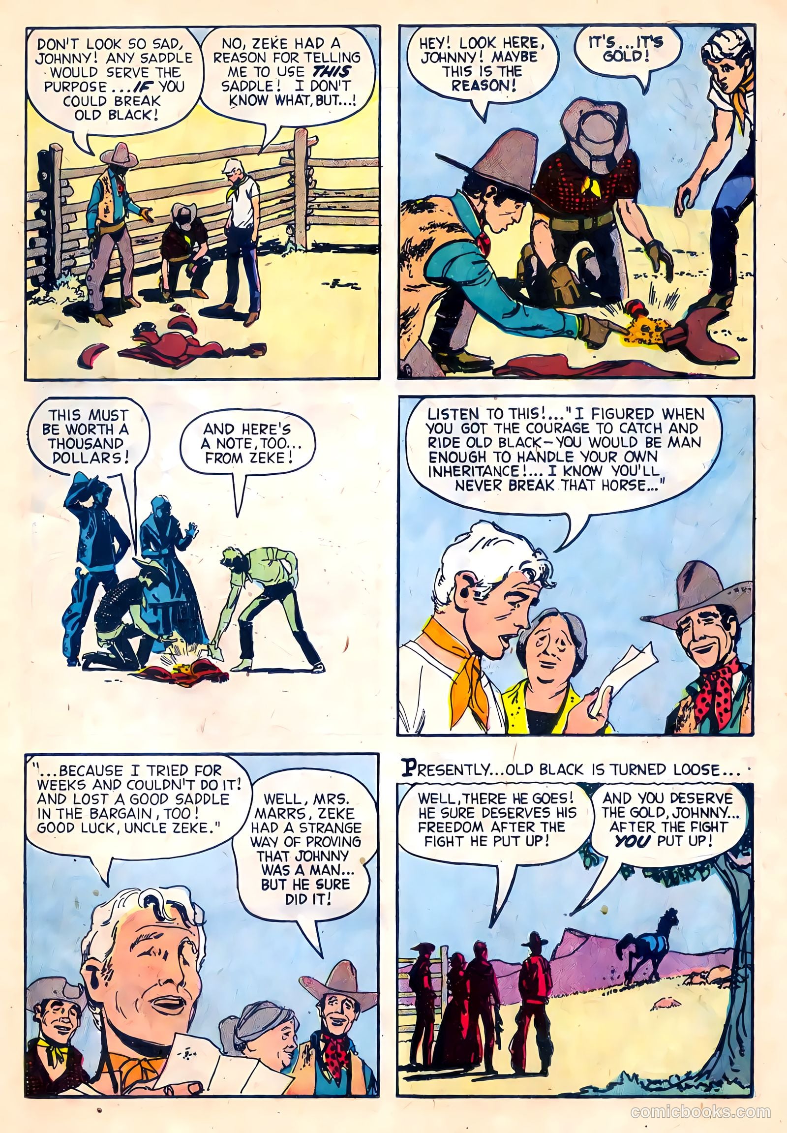 Range Rider #23 (1958) — page 21 of 36