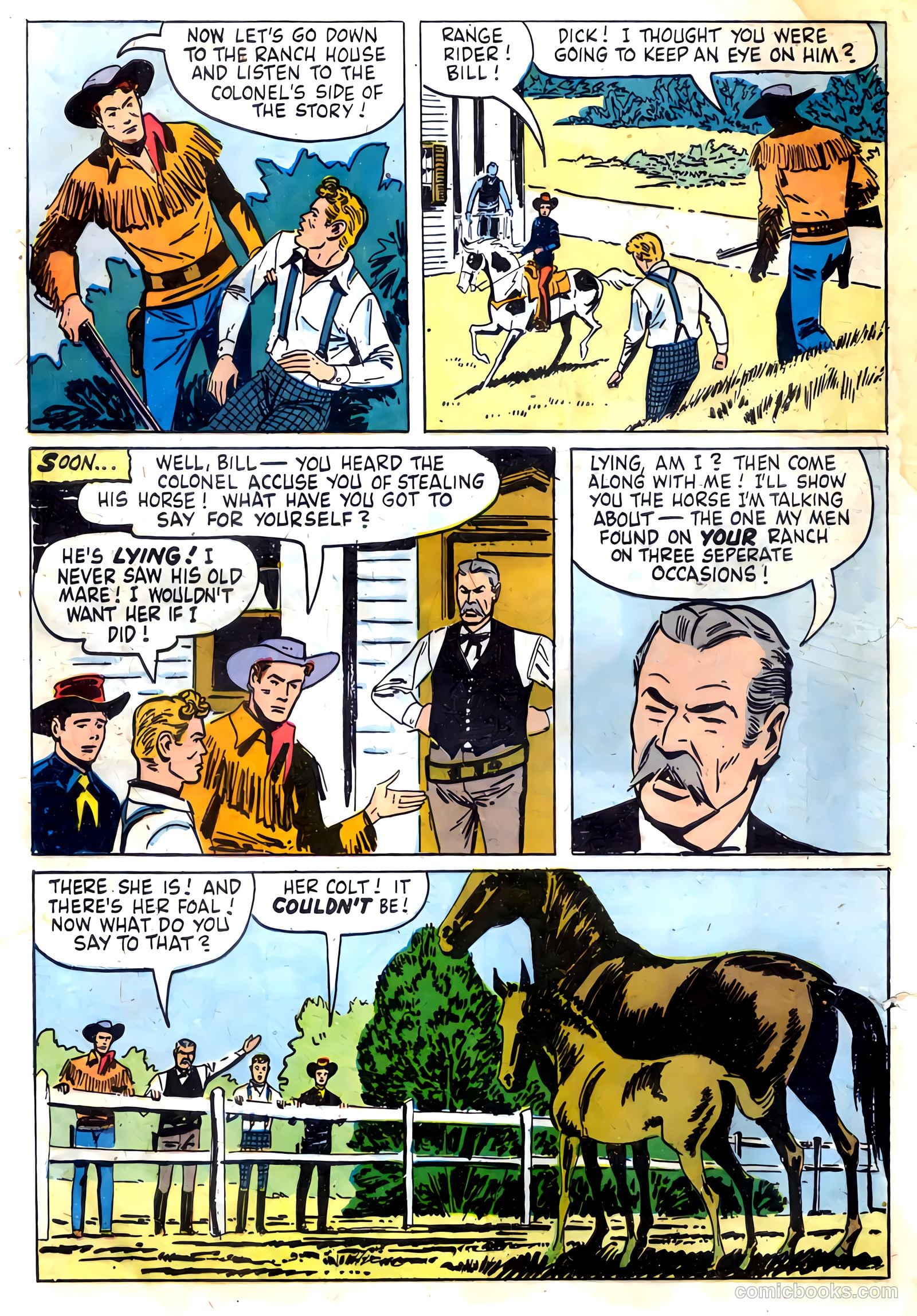 Range Rider #24 (1959) — page 32 of 36