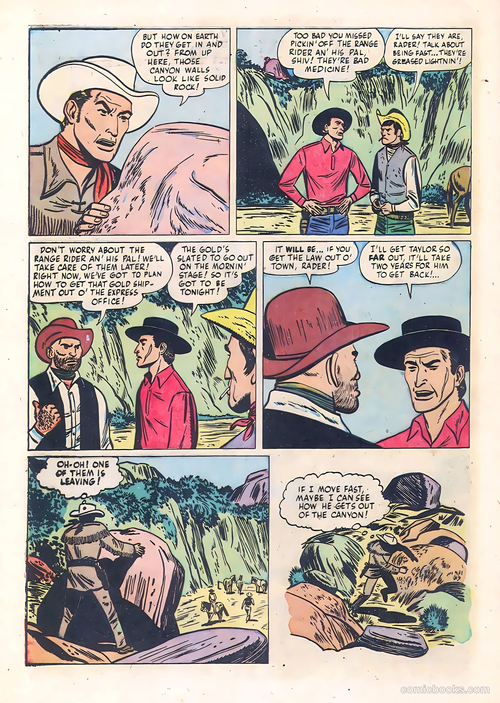 Range Rider #3 (1953) — page 28 of 36