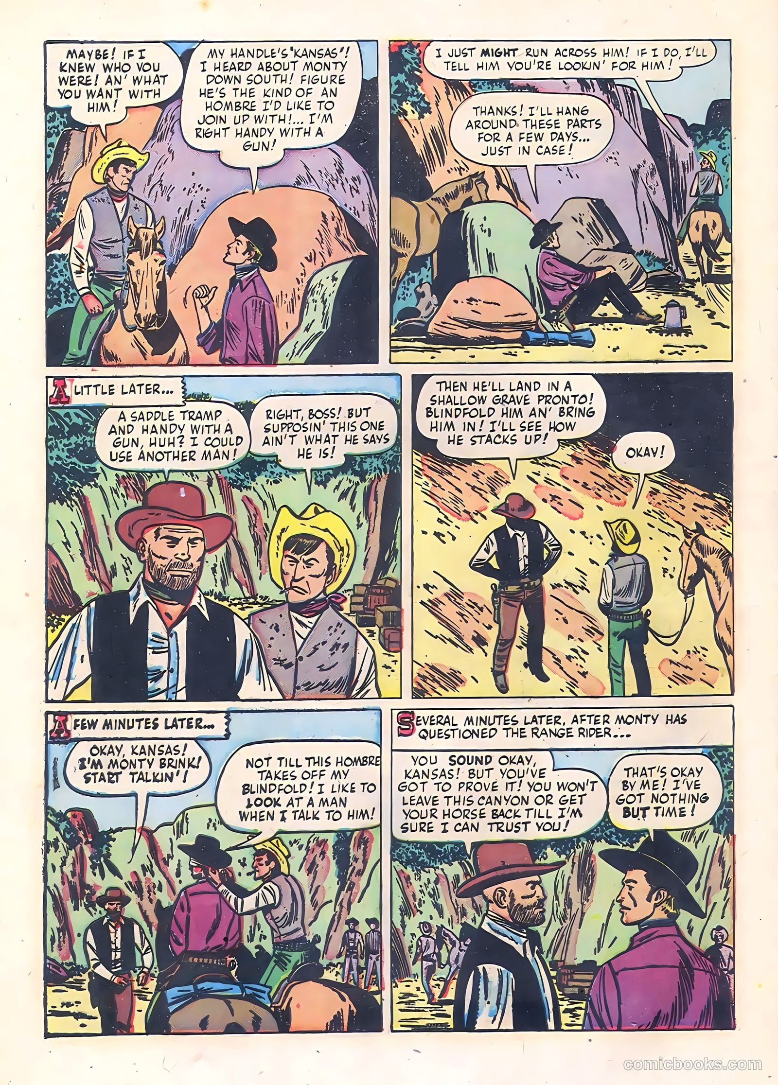 Range Rider #3 (1953) — page 32 of 36