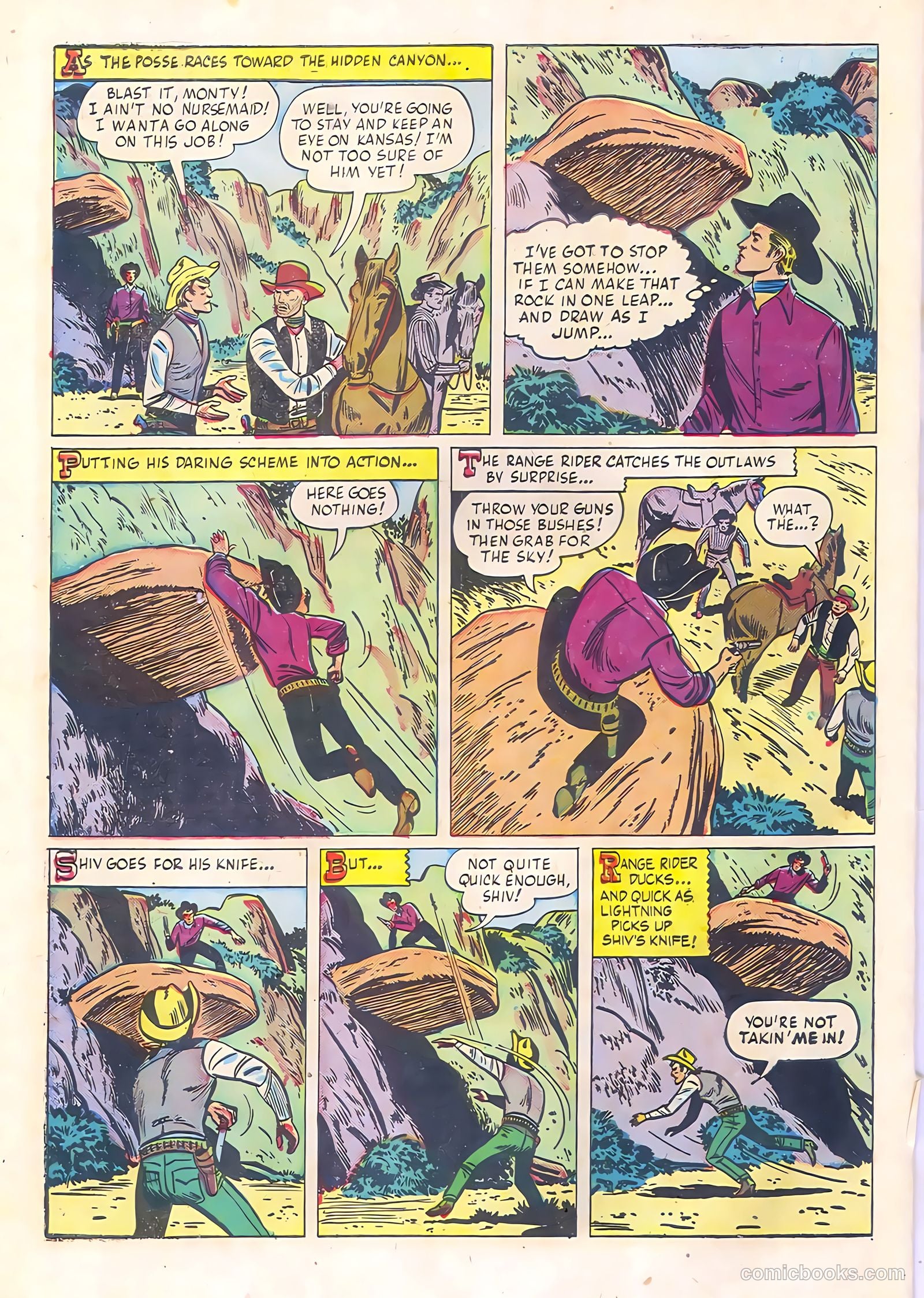 Range Rider #3 (1953) — page 34 of 36