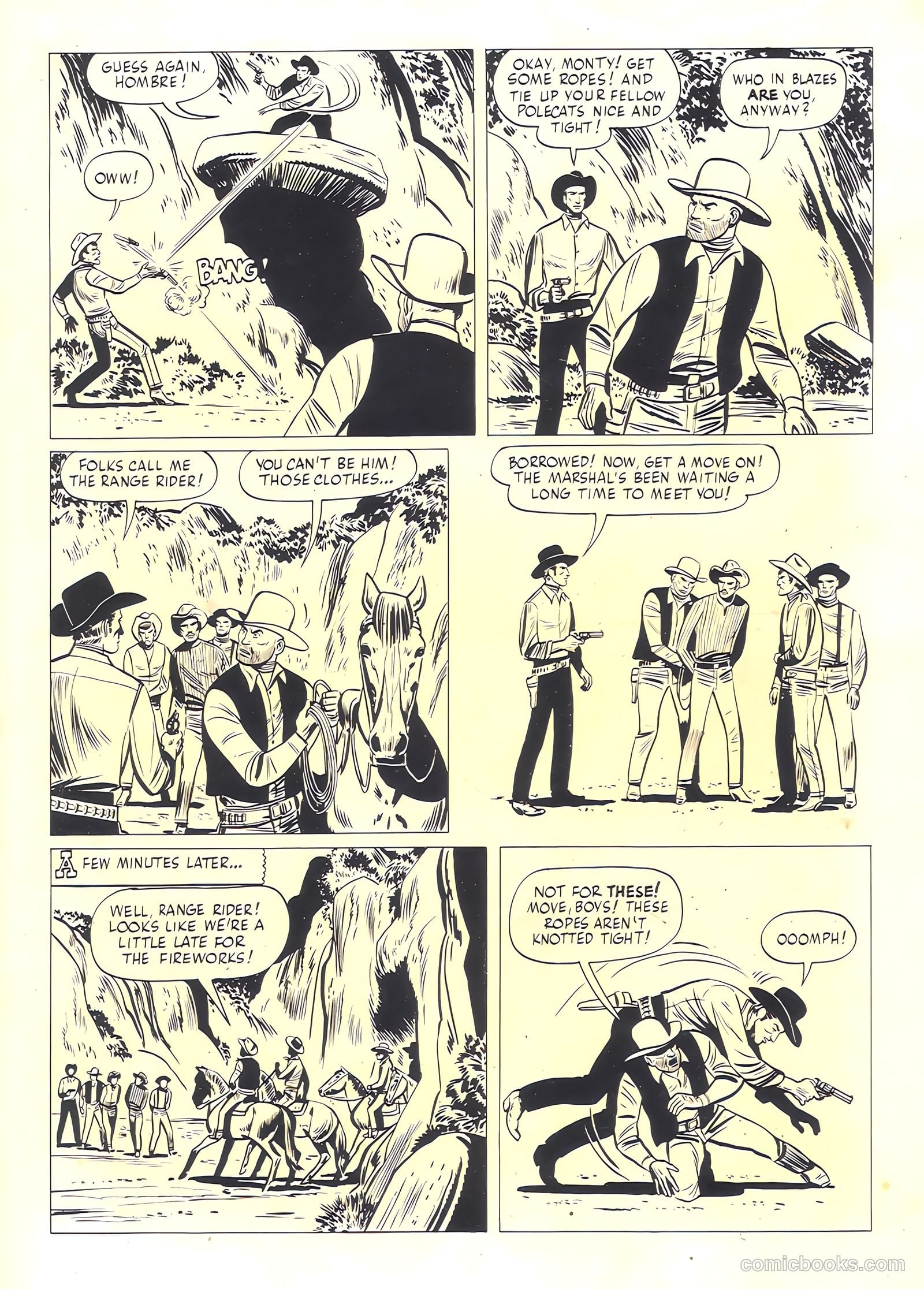 Range Rider #3 (1953) — page 35 of 36