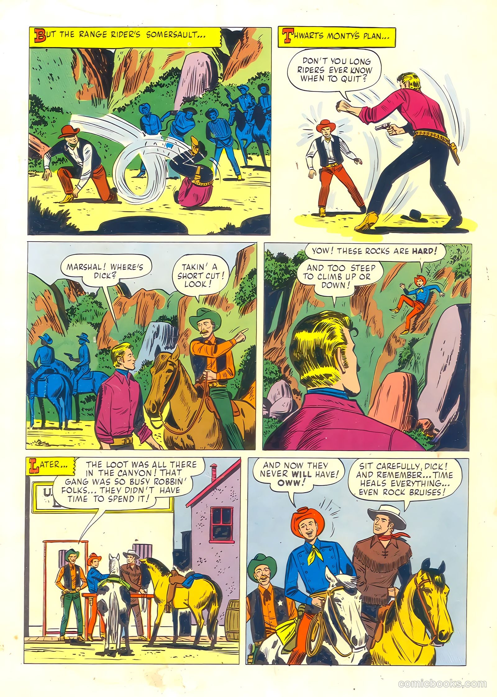 Range Rider #3 (1953) — page 36 of 36