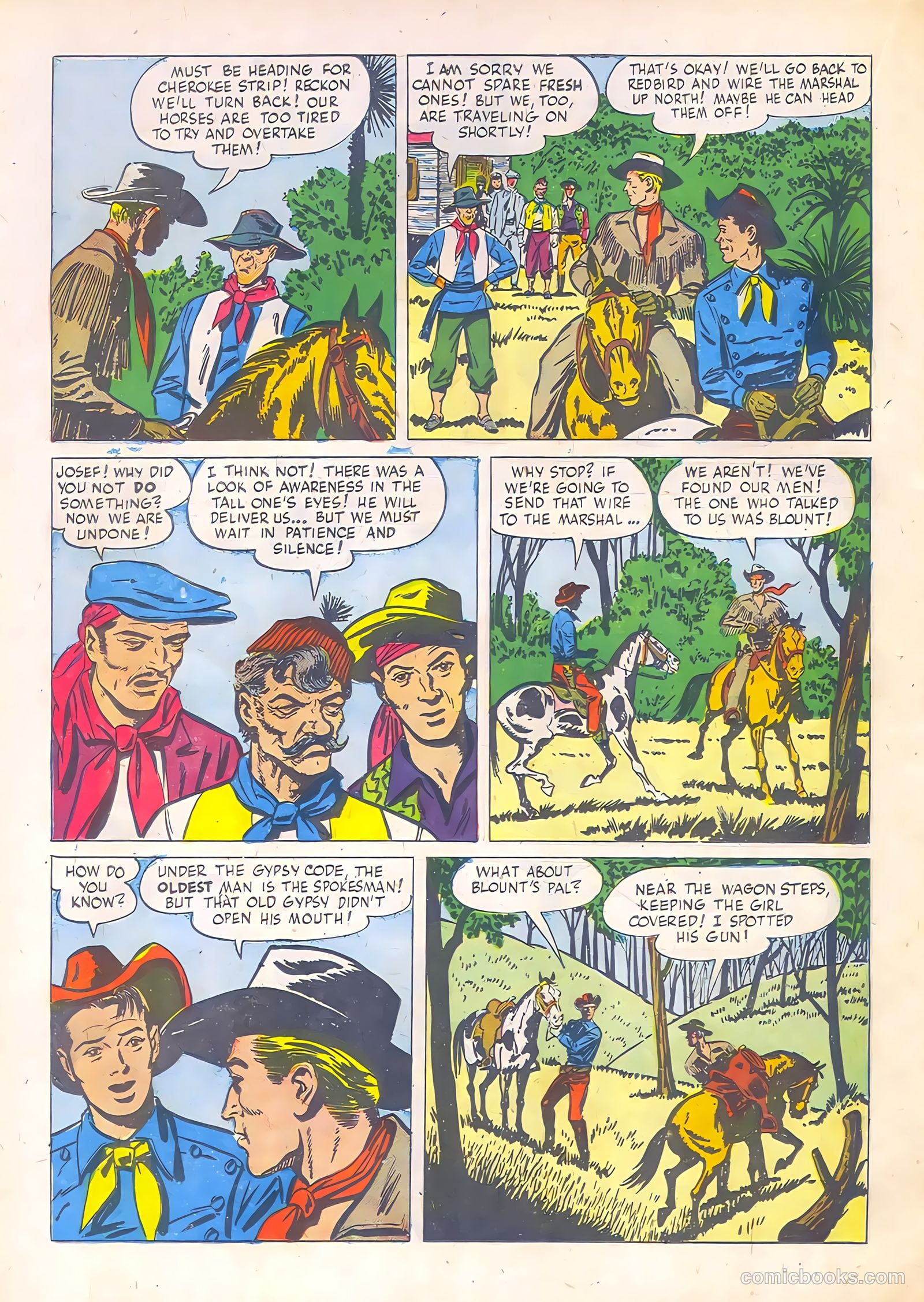 Range Rider #4 (1954) — page 18 of 36