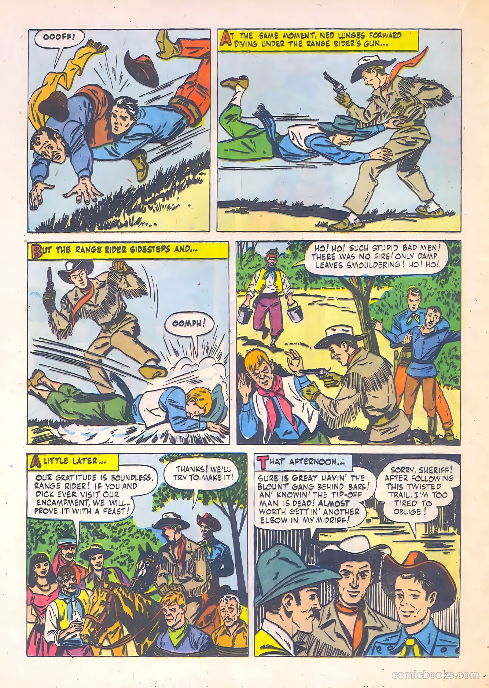 Range Rider #4 (1954) — page 20 of 36