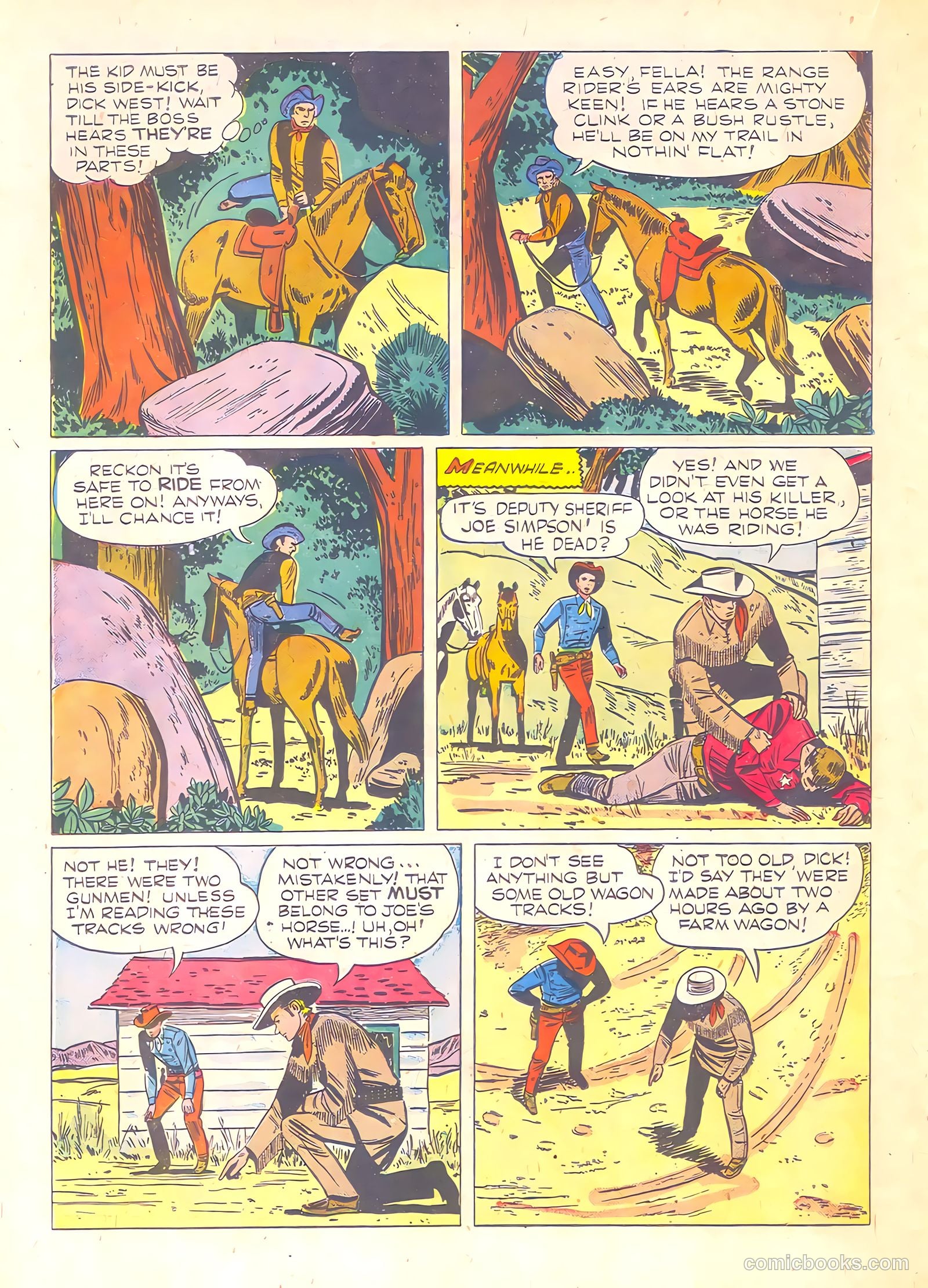 Range Rider #4 (1954) — page 22 of 36