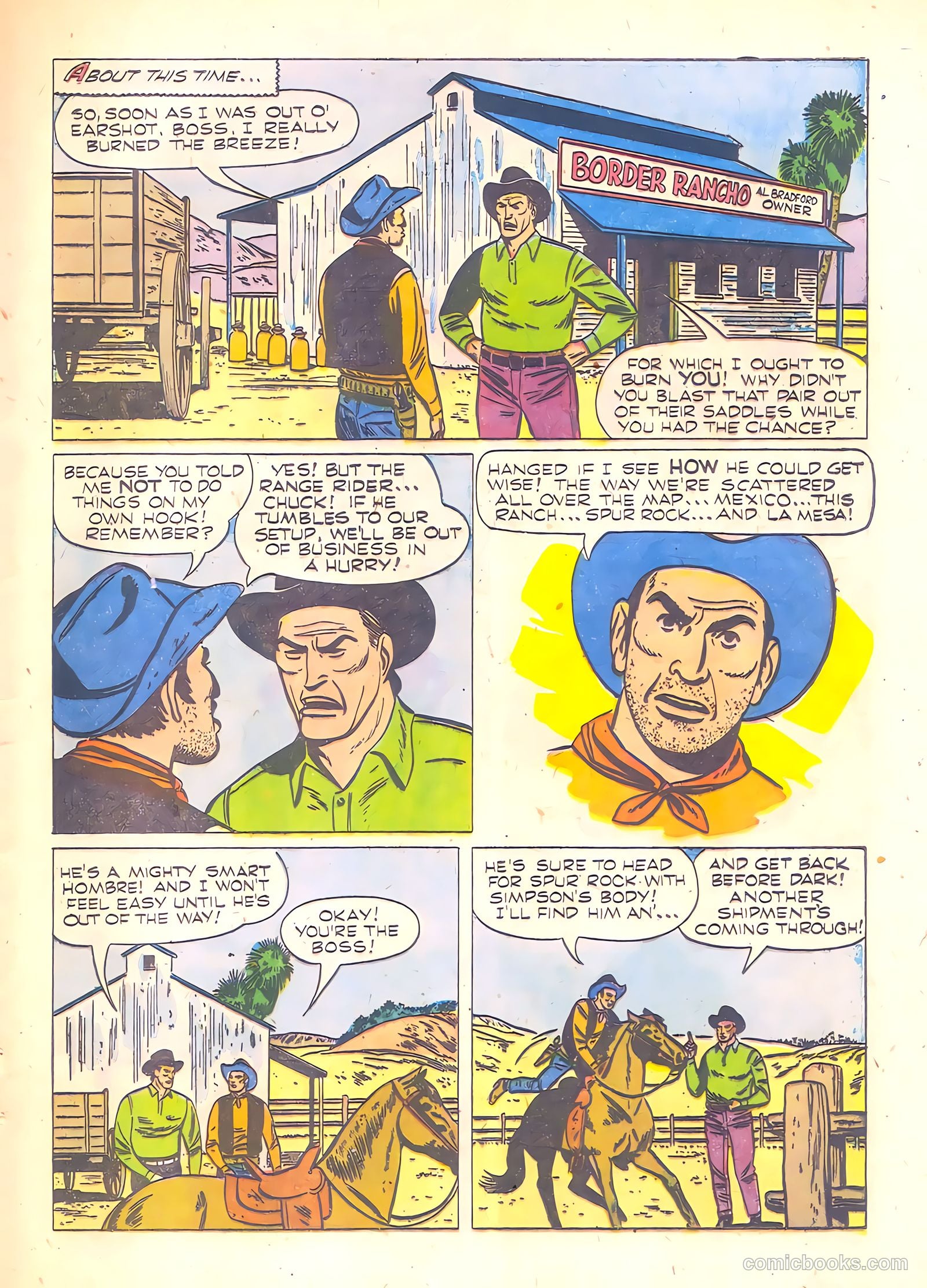 Range Rider #4 (1954) — page 25 of 36
