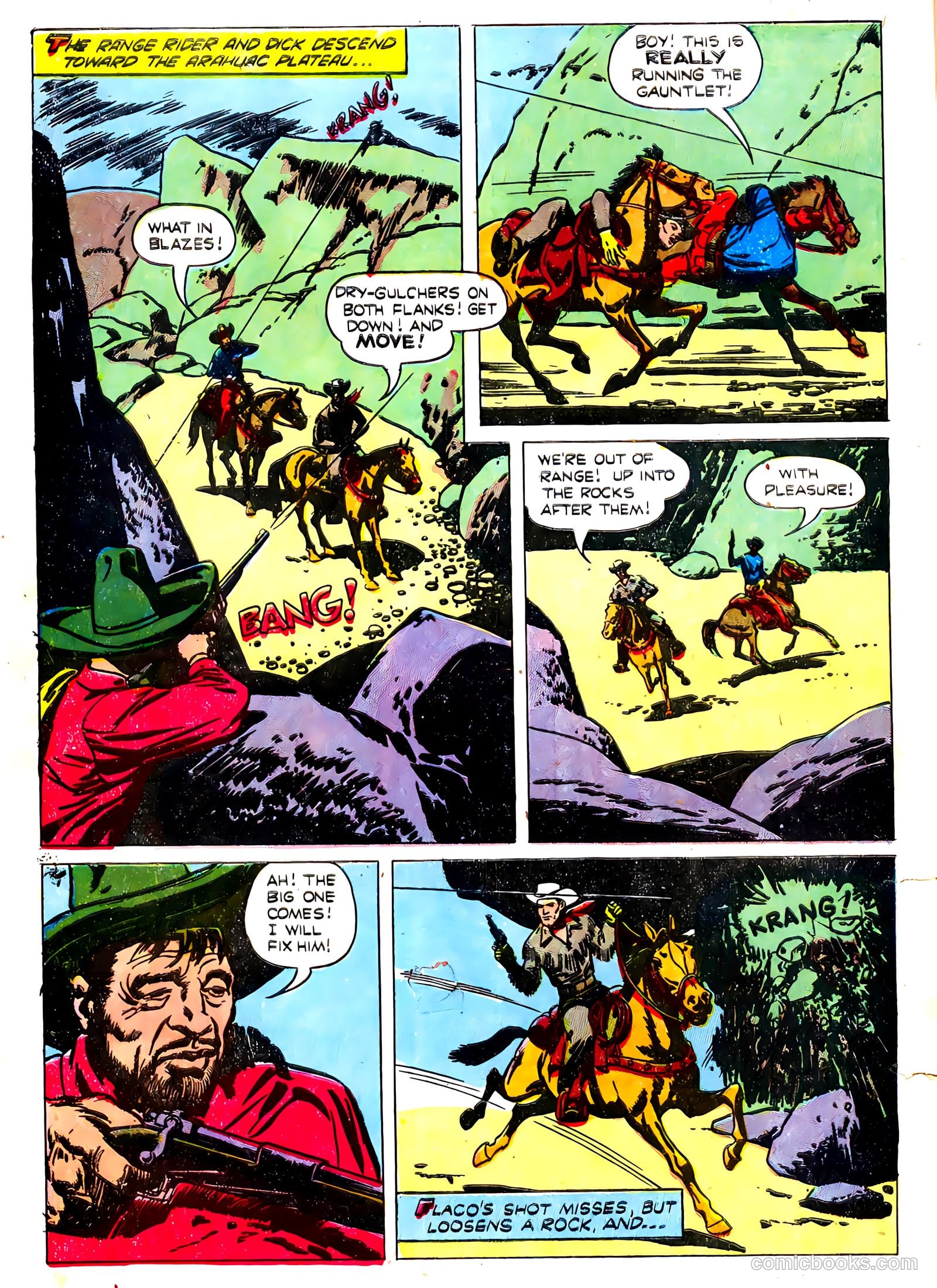 Range Rider #5 (1954) — page 8 of 36