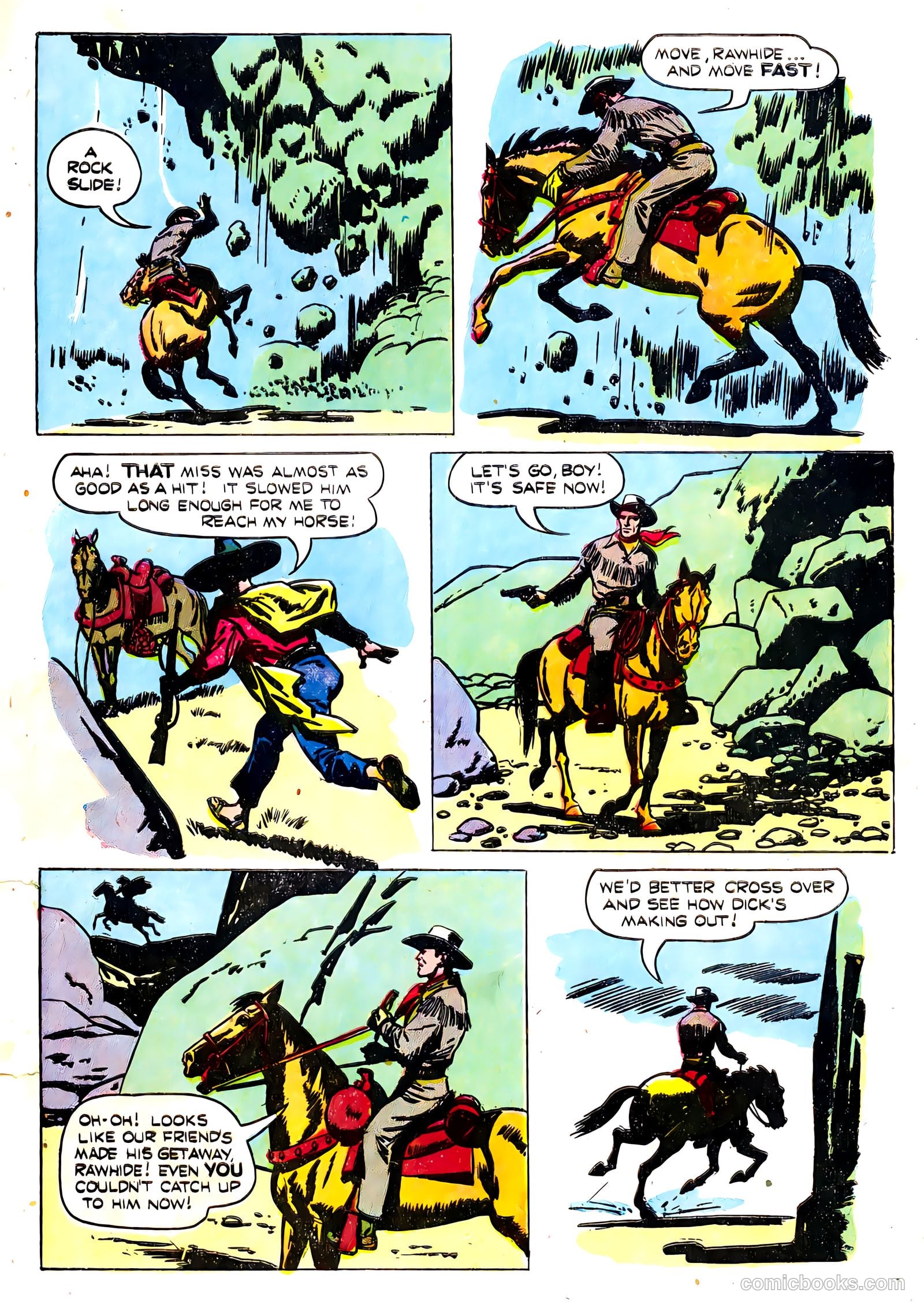 Range Rider #5 (1954) — page 9 of 36