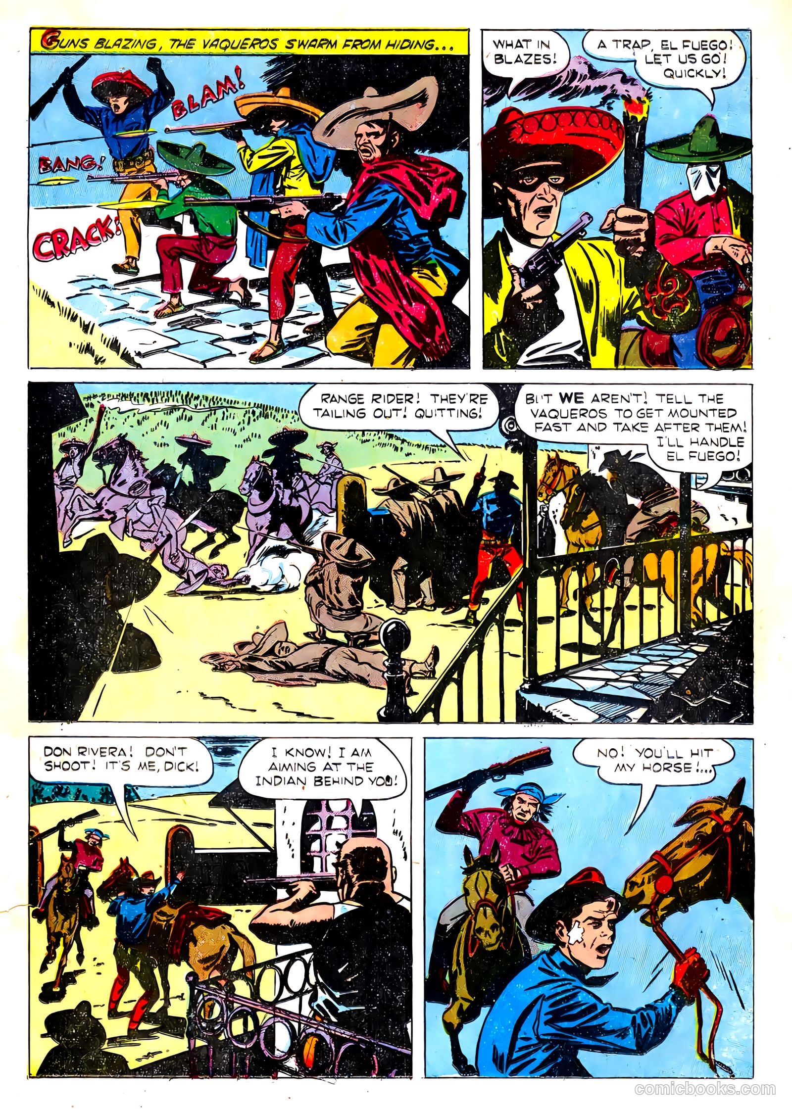 Range Rider #5 (1954) — page 17 of 36