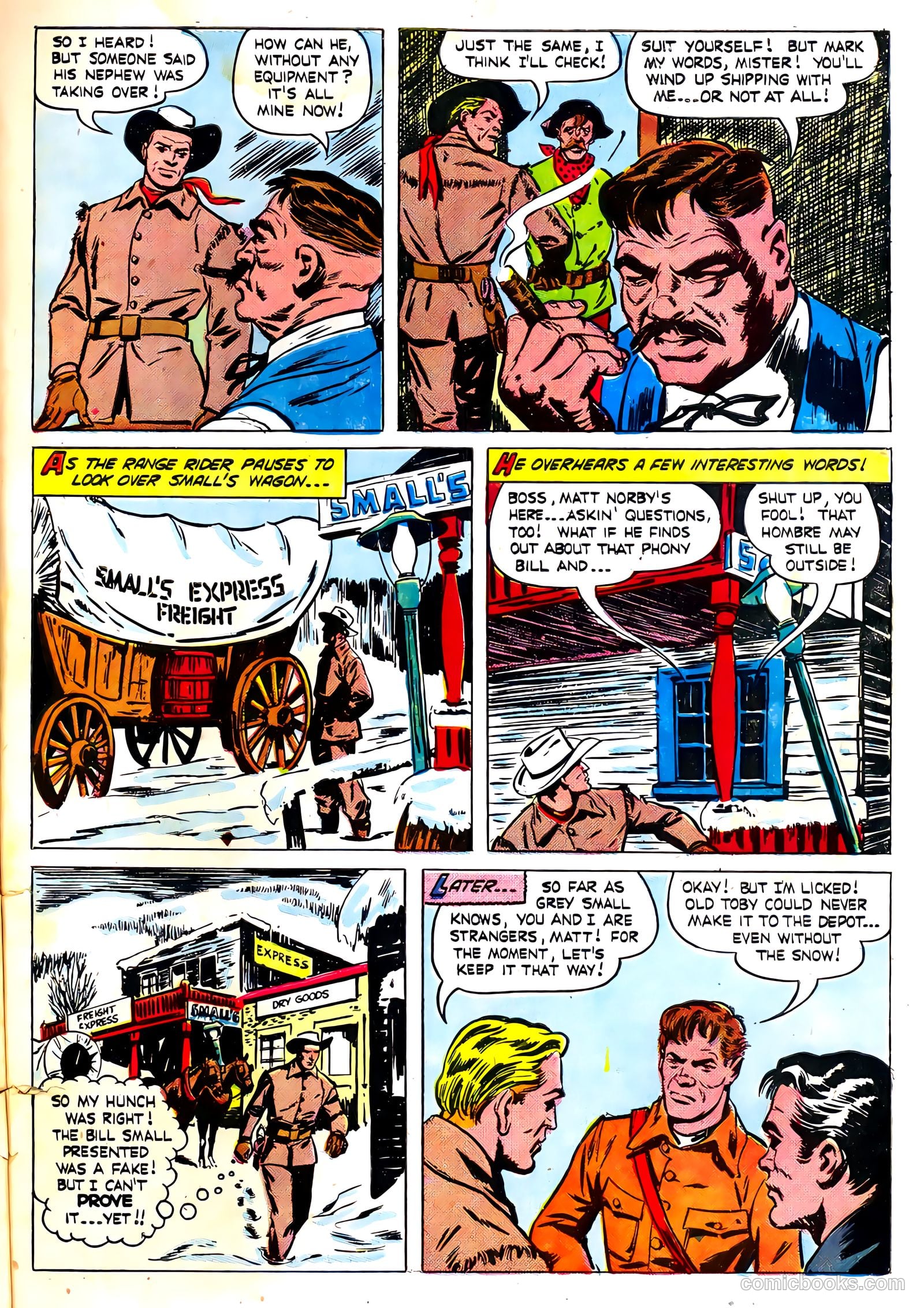 Range Rider #5 (1954) — page 27 of 36