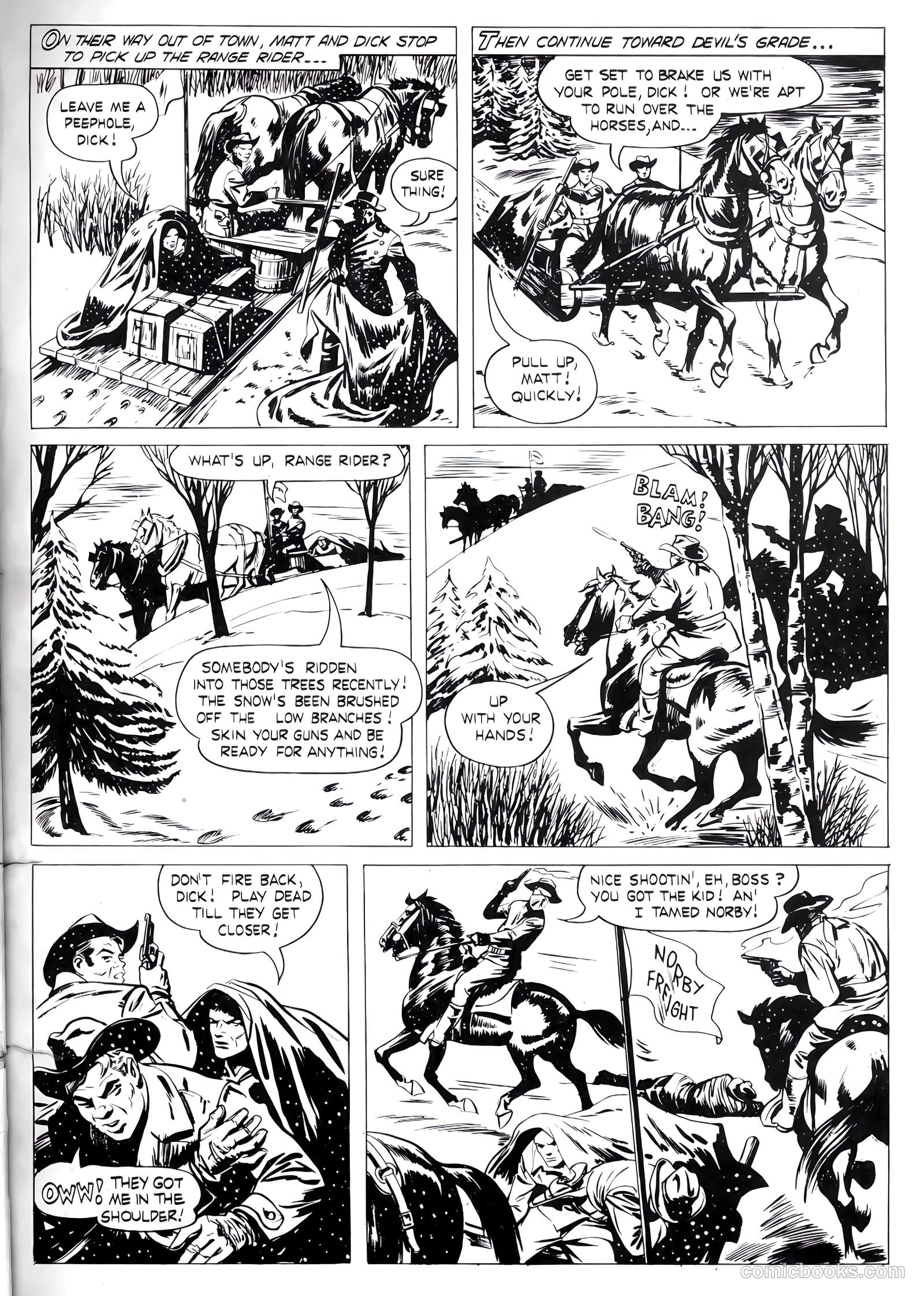 Range Rider #5 (1954) — page 35 of 36