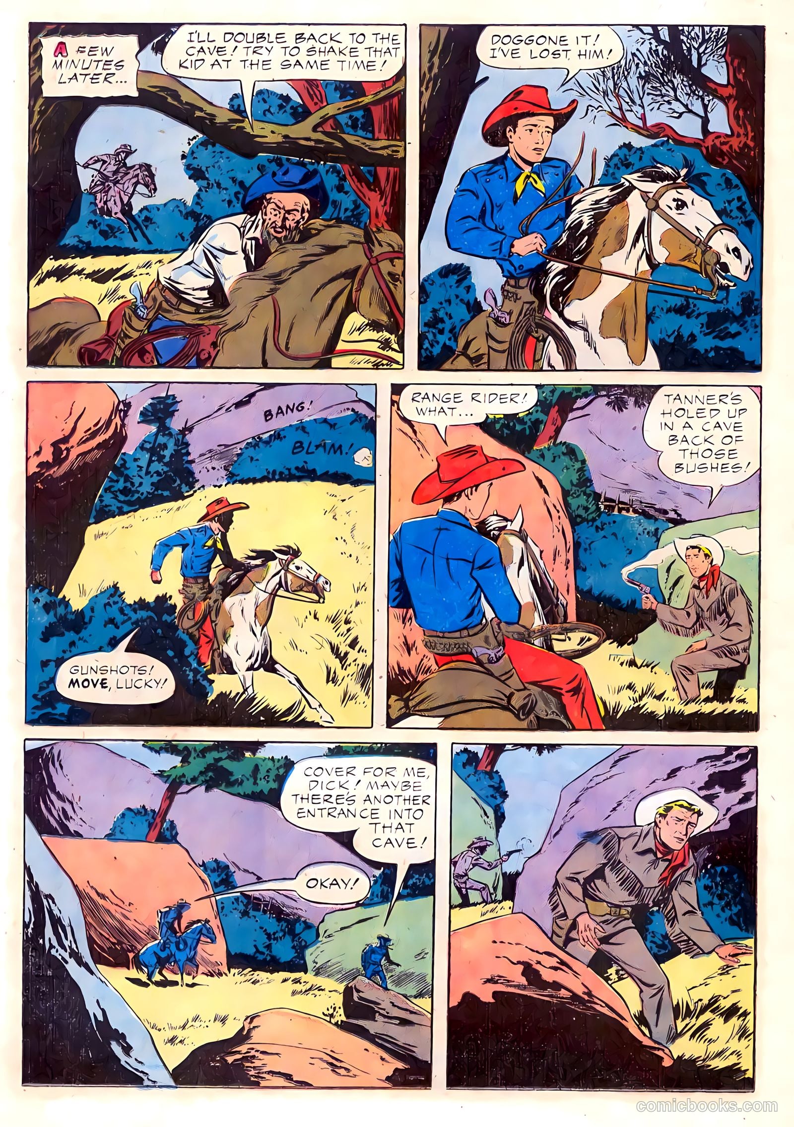 Range Rider #6 (1954) — page 16 of 36
