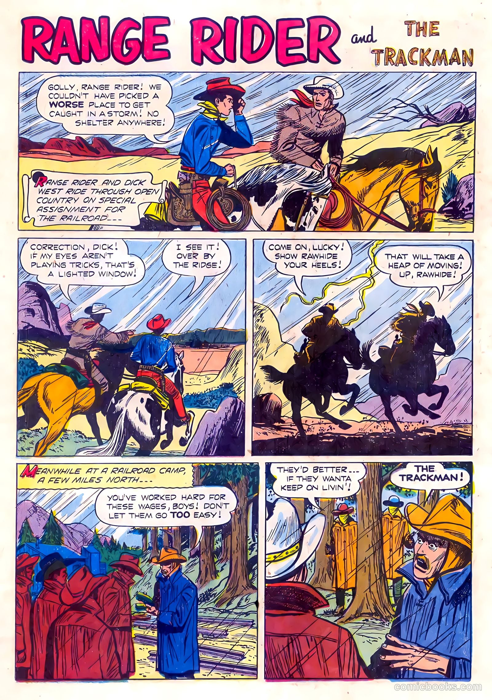 Range Rider #6 (1954) — page 19 of 36
