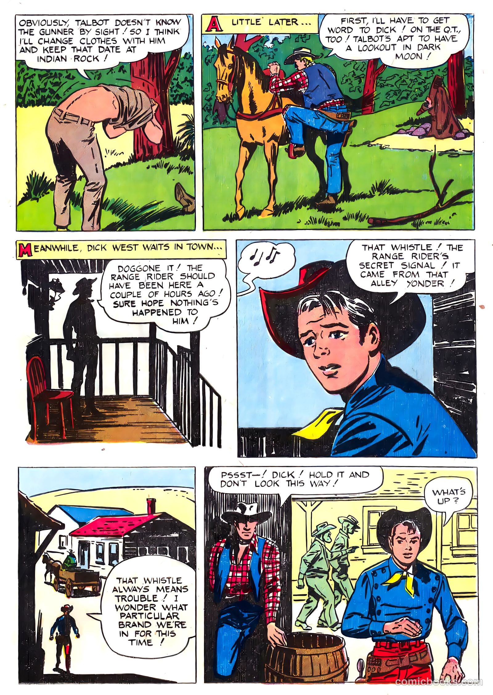 Range Rider #7 (1954) — page 25 of 36
