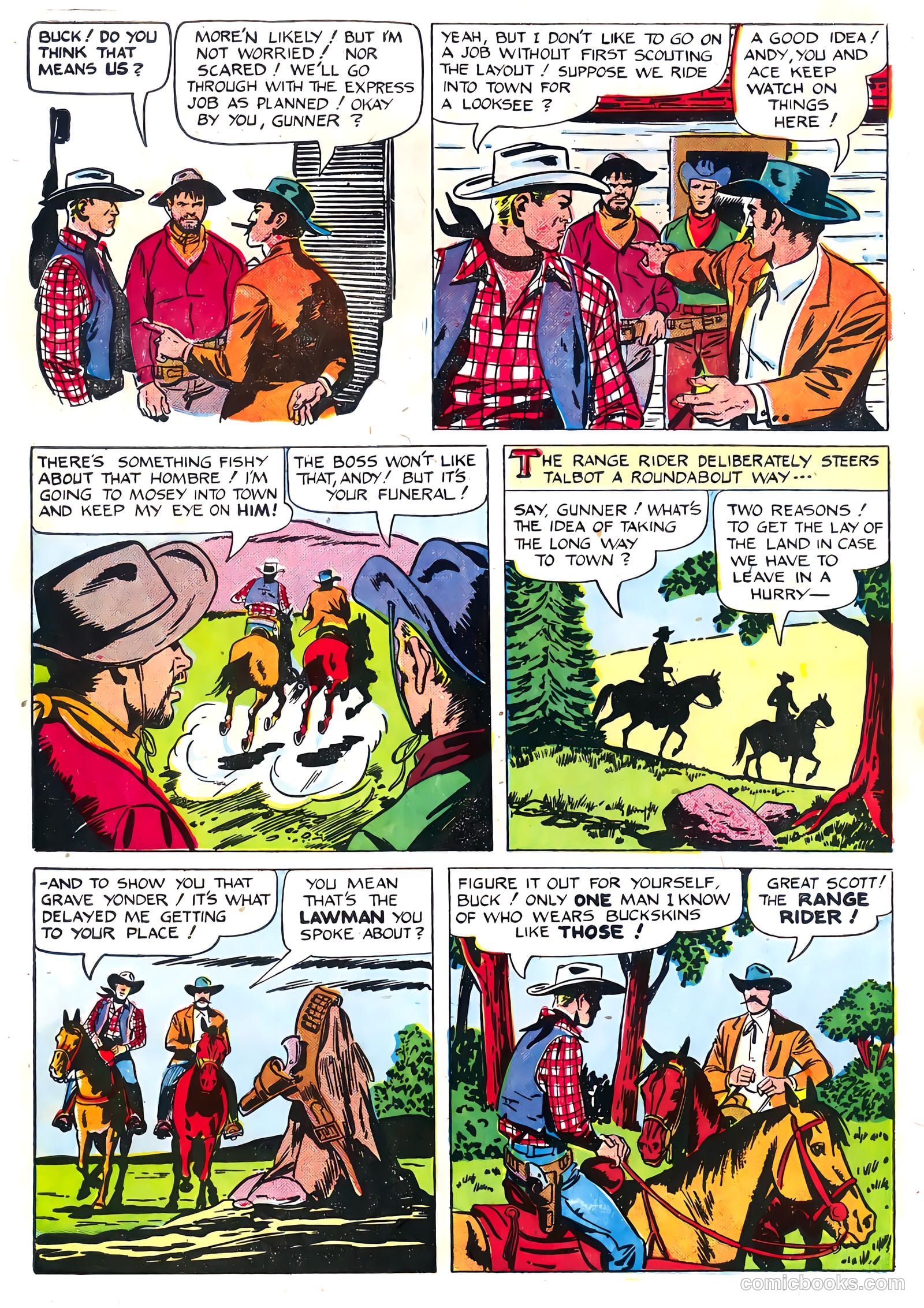 Range Rider #7 (1954) — page 30 of 36