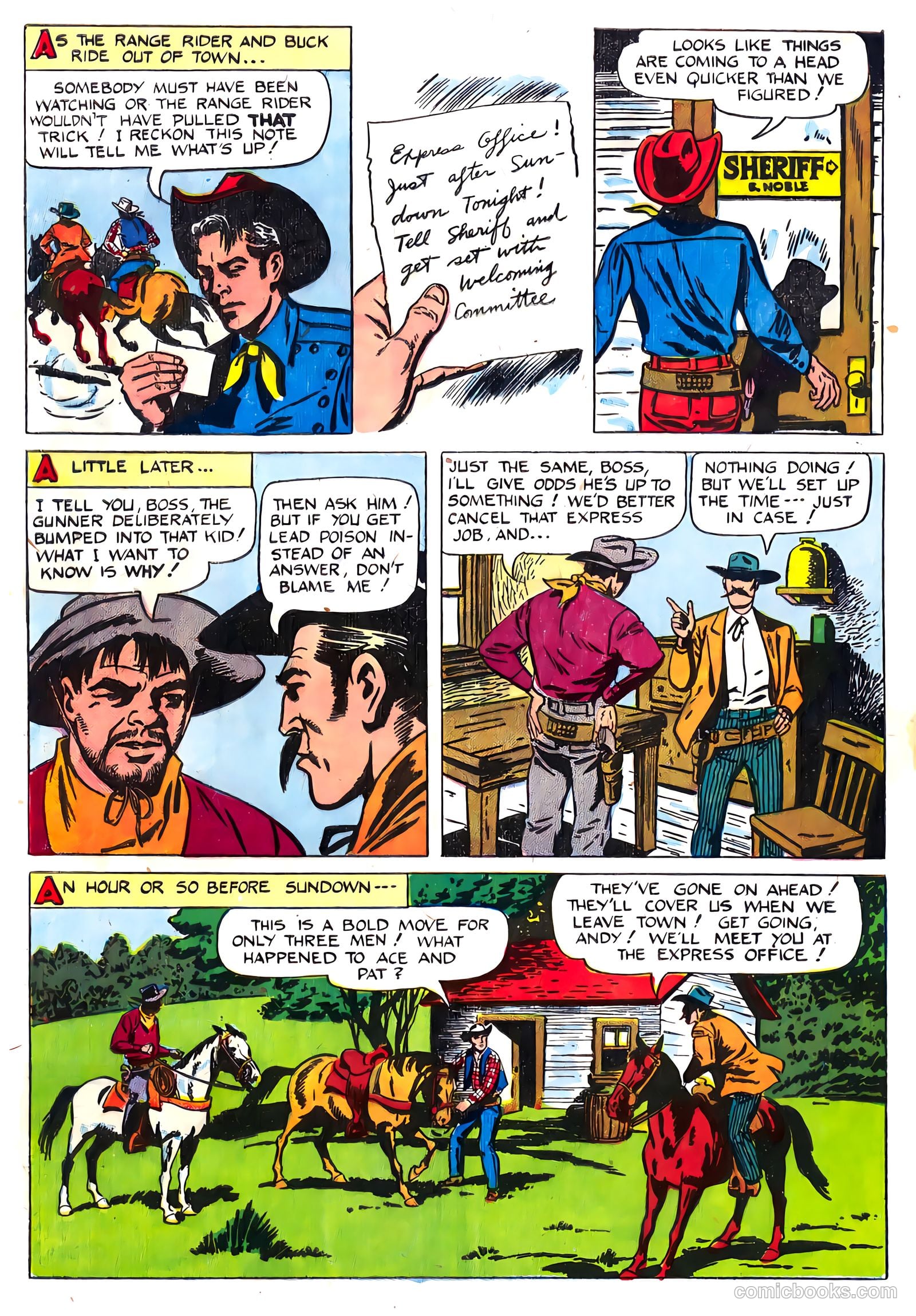 Range Rider #7 (1954) — page 32 of 36