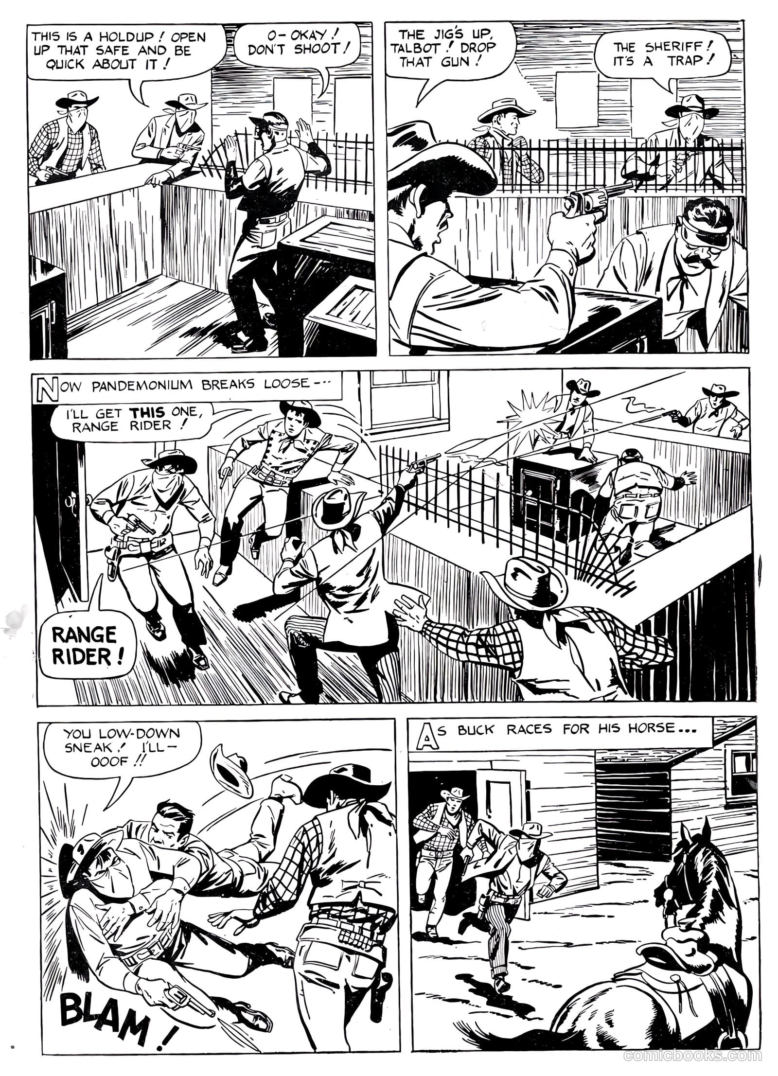Range Rider #7 (1954) — page 35 of 36