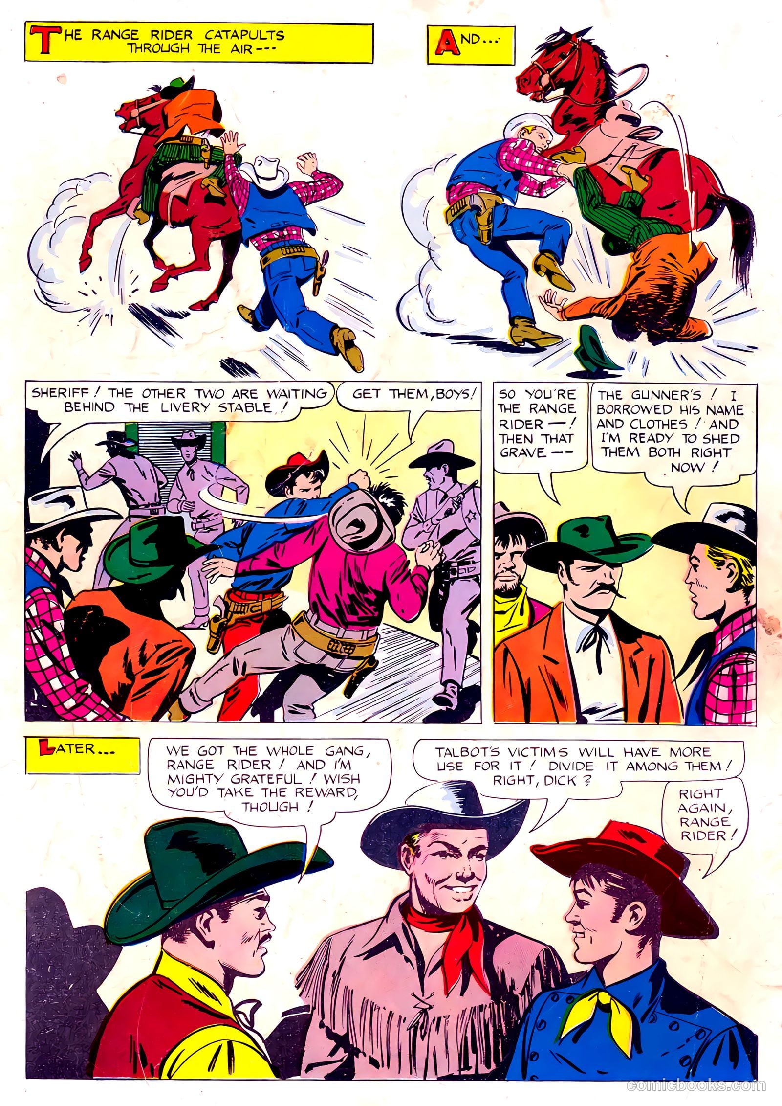 Range Rider #7 (1954) — page 36 of 36