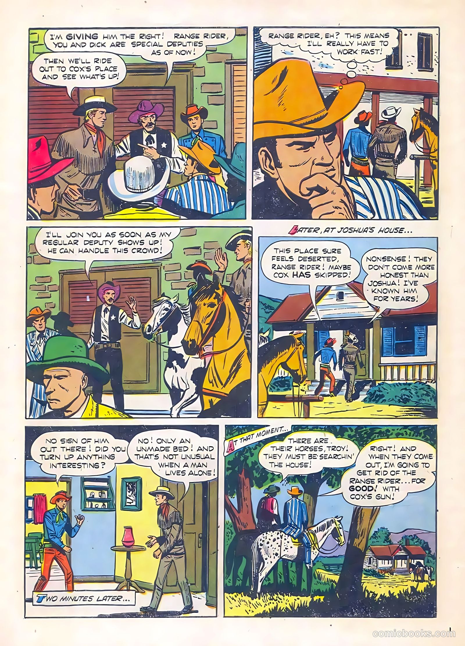 Range Rider #8 (1954) — page 6 of 36