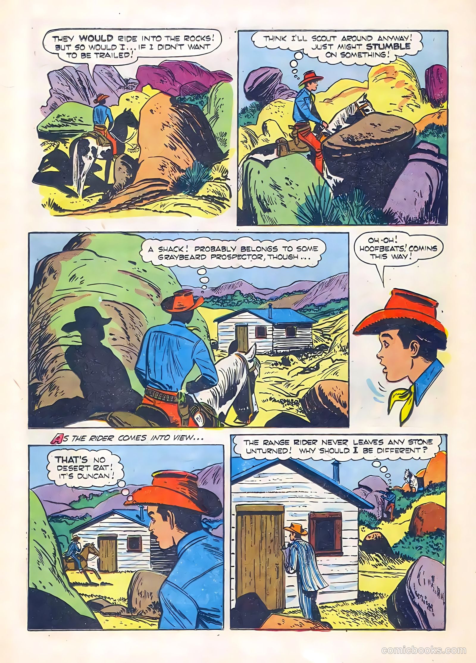 Range Rider #8 (1954) — page 16 of 36