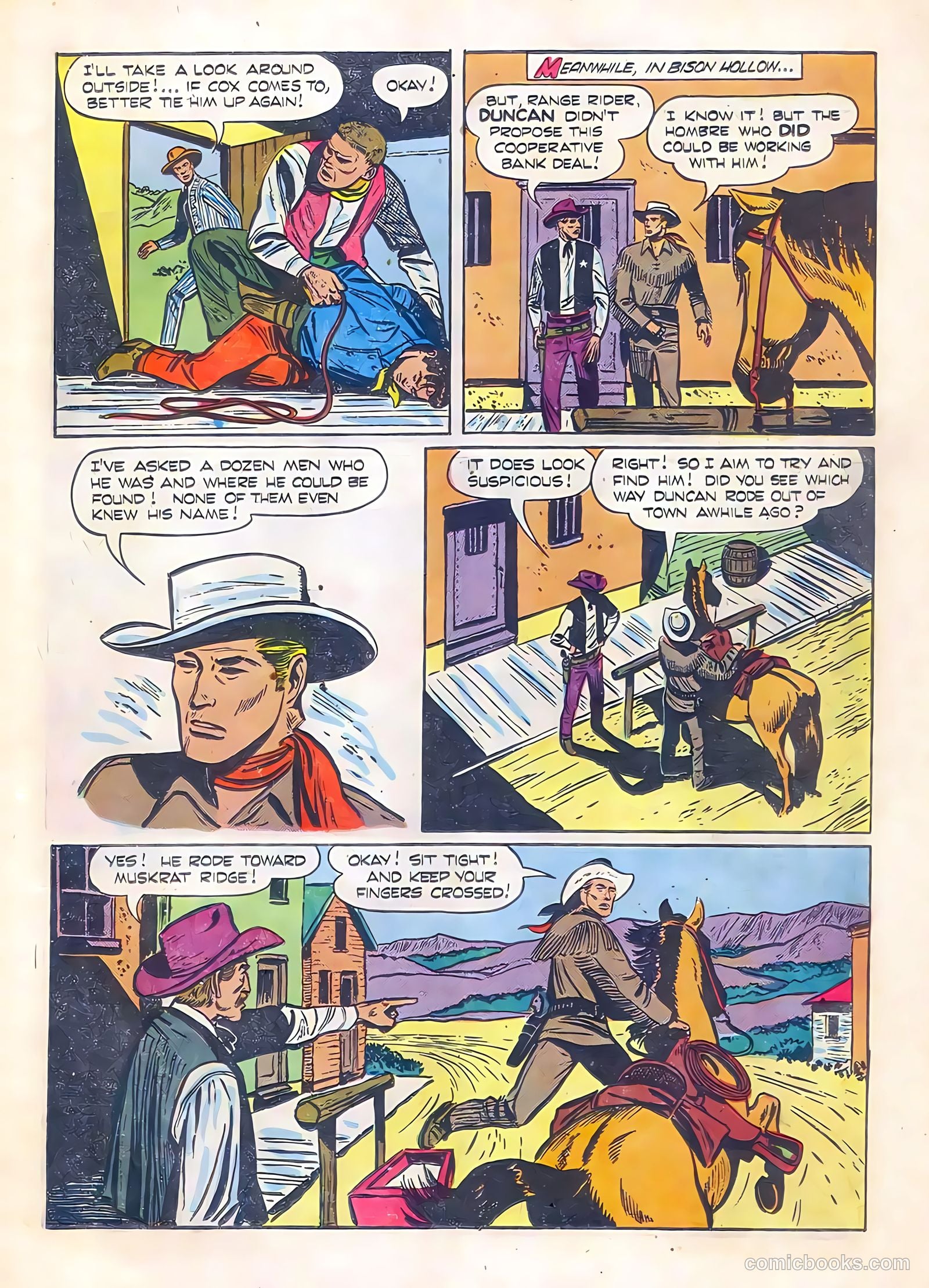 Range Rider #8 (1954) — page 19 of 36