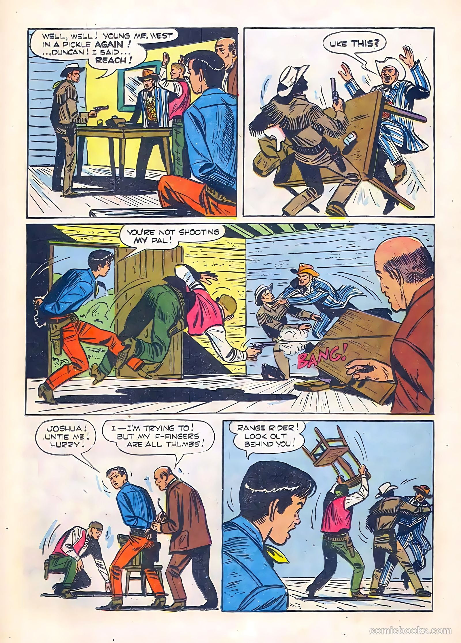 Range Rider #8 (1954) — page 21 of 36