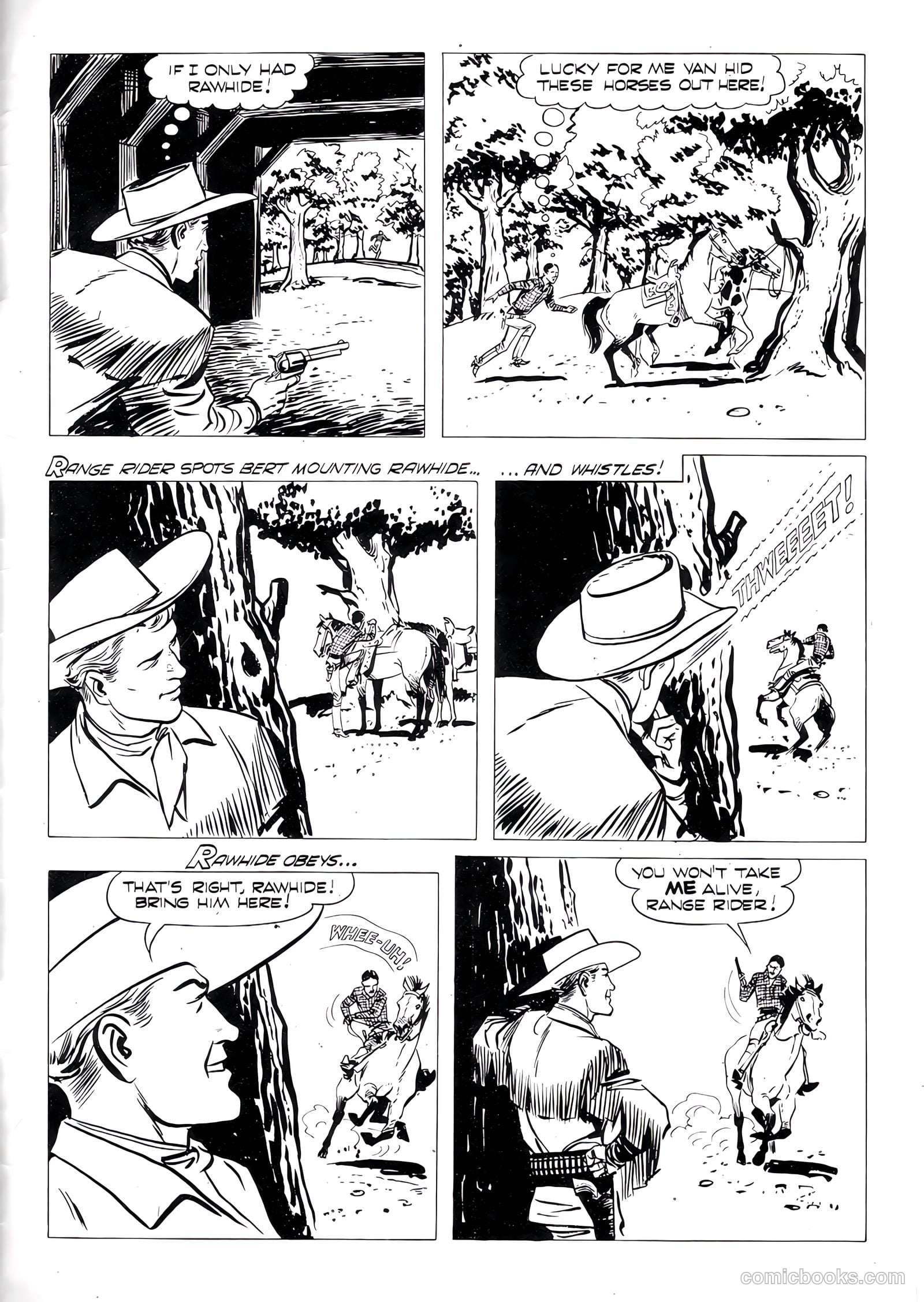 Range Rider #8 (1954) — page 35 of 36