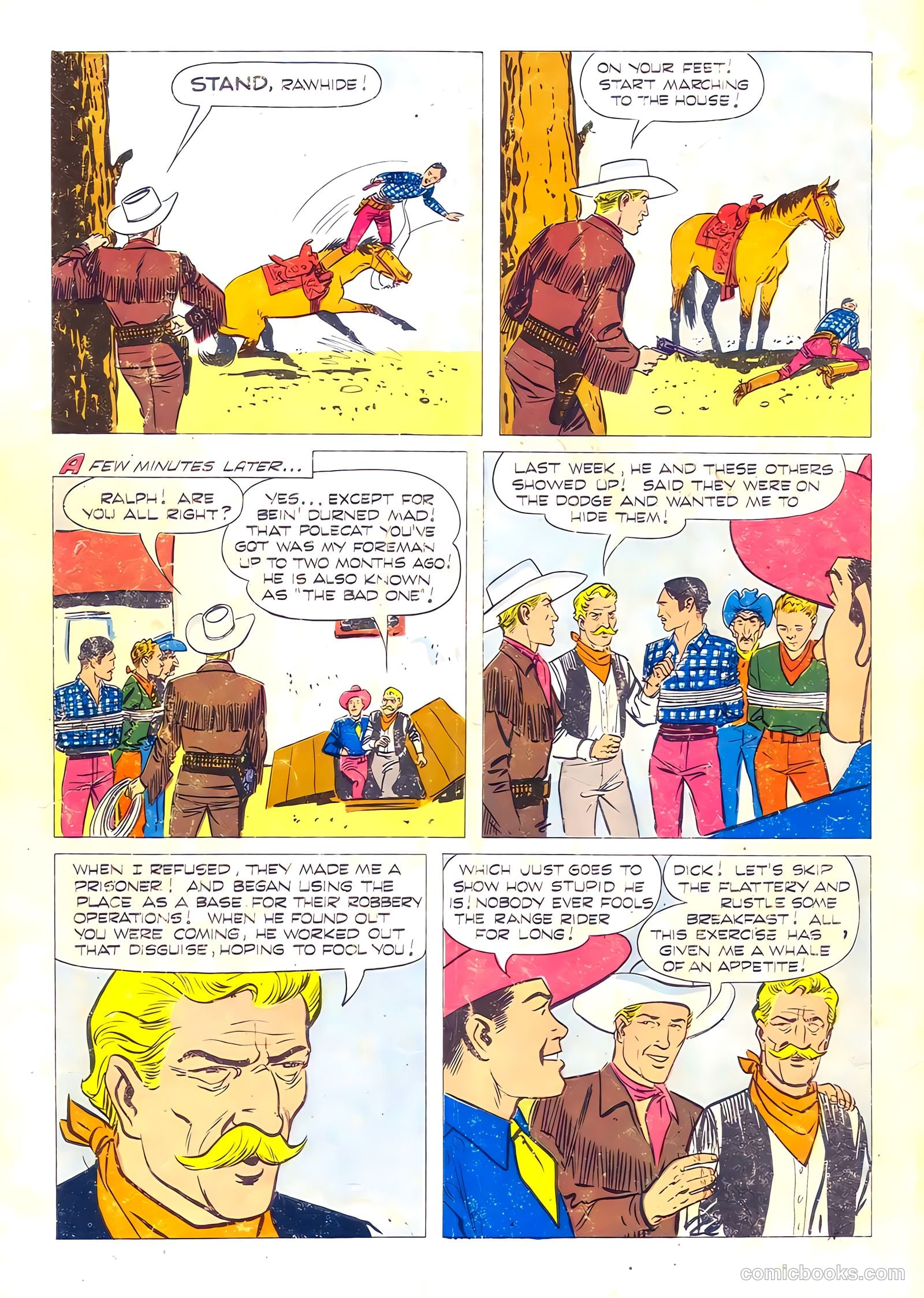 Range Rider #8 (1954) — page 36 of 36