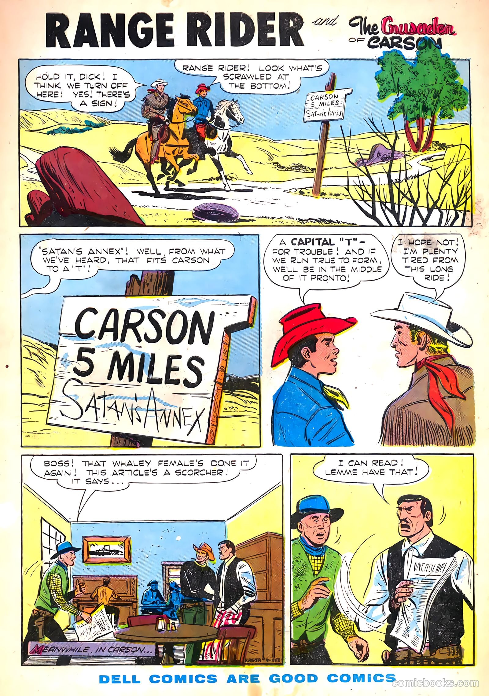 Range Rider #9 (1955) — page 3 of 36